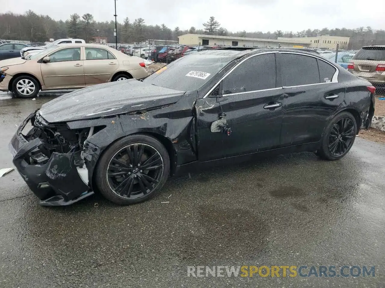 1 Photograph of a damaged car JN1EV7ARXLM252478 INFINITI Q50 2020
