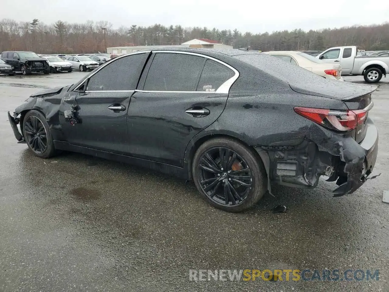 2 Photograph of a damaged car JN1EV7ARXLM252478 INFINITI Q50 2020