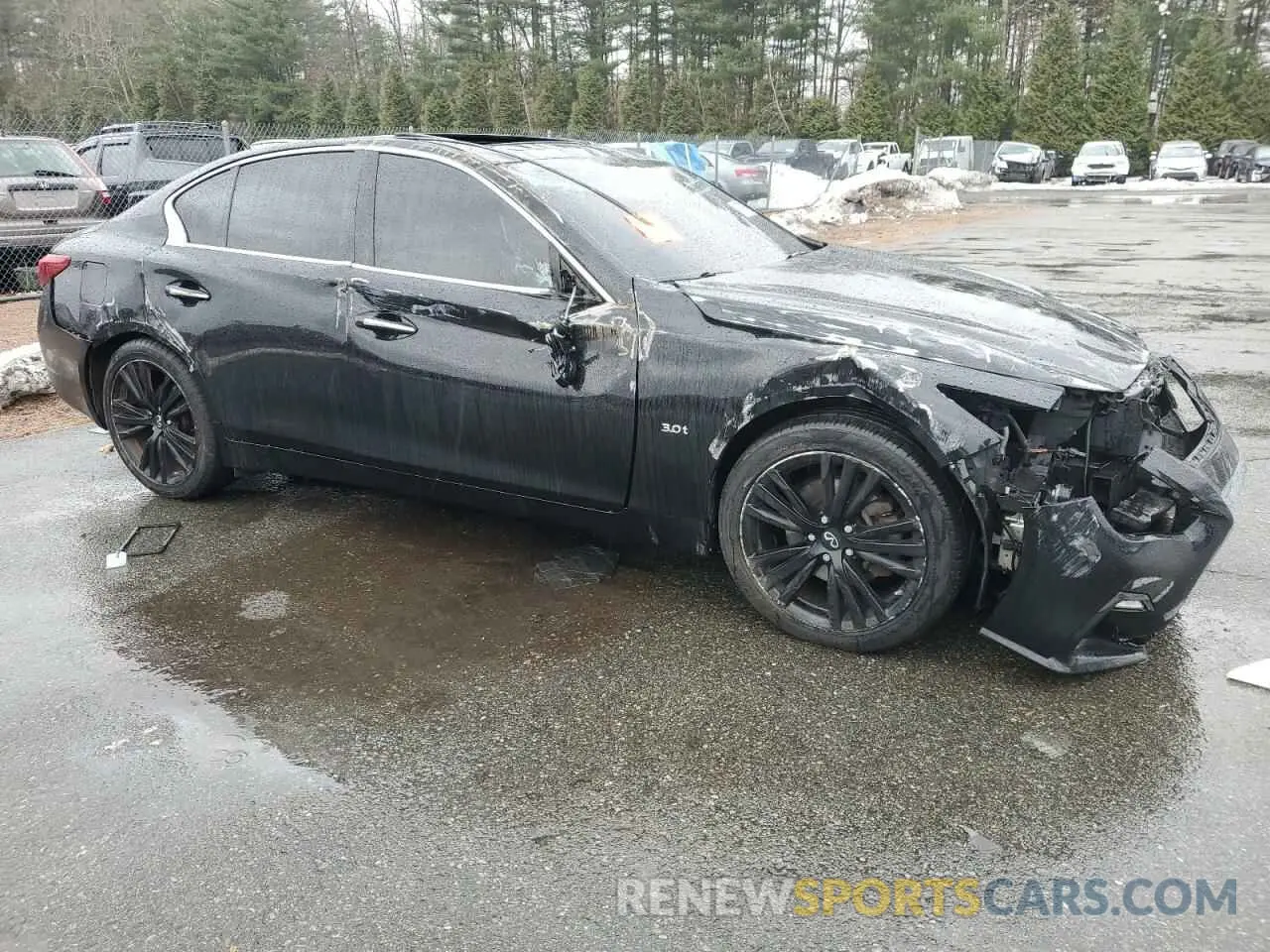 4 Photograph of a damaged car JN1EV7ARXLM252478 INFINITI Q50 2020