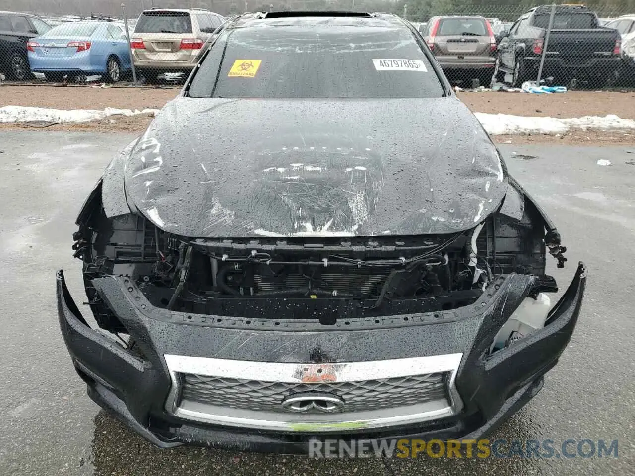 5 Photograph of a damaged car JN1EV7ARXLM252478 INFINITI Q50 2020