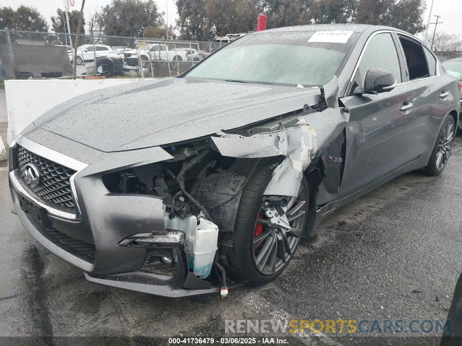 6 Photograph of a damaged car JN1FV7AP1LM630061 INFINITI Q50 2020