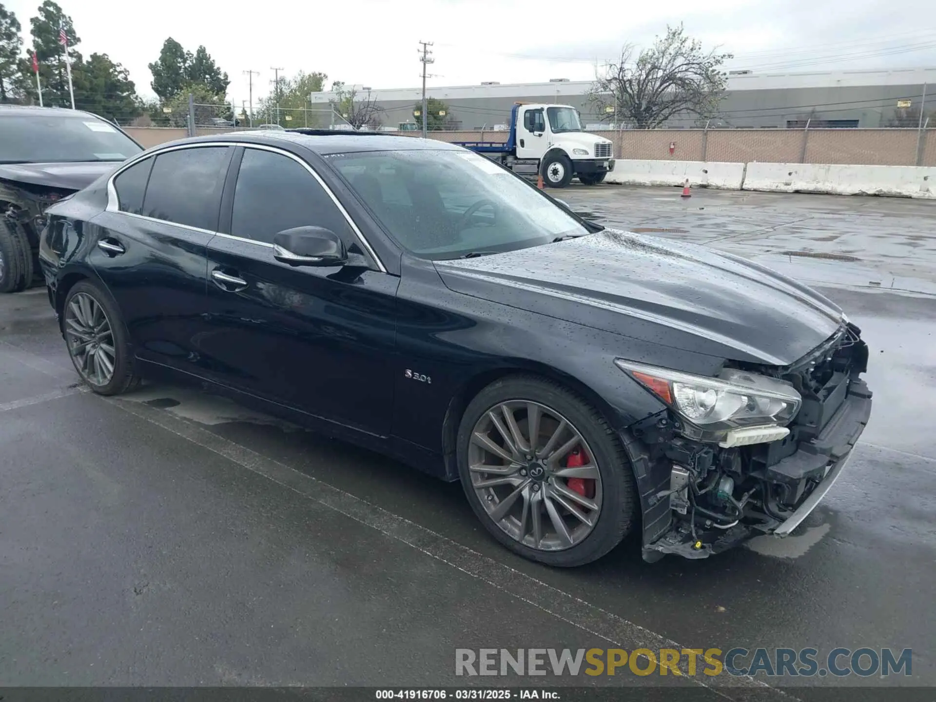 1 Photograph of a damaged car JN1FV7AP2LM630067 INFINITI Q50 2020