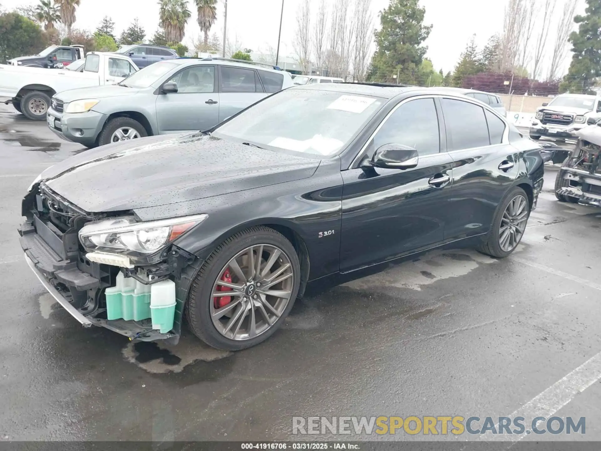 2 Photograph of a damaged car JN1FV7AP2LM630067 INFINITI Q50 2020