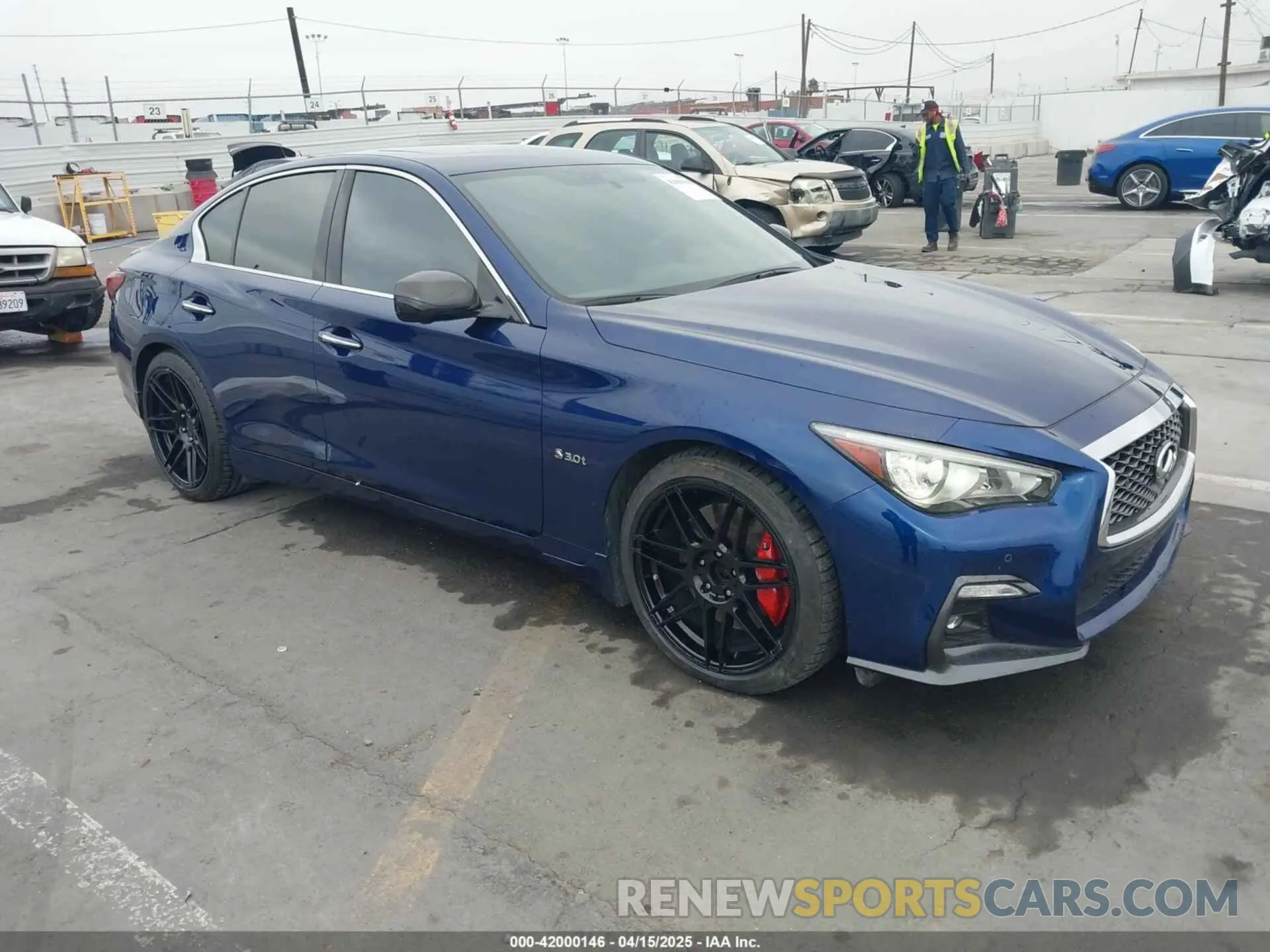 1 Photograph of a damaged car JN1FV7AP3LM630563 INFINITI Q50 2020