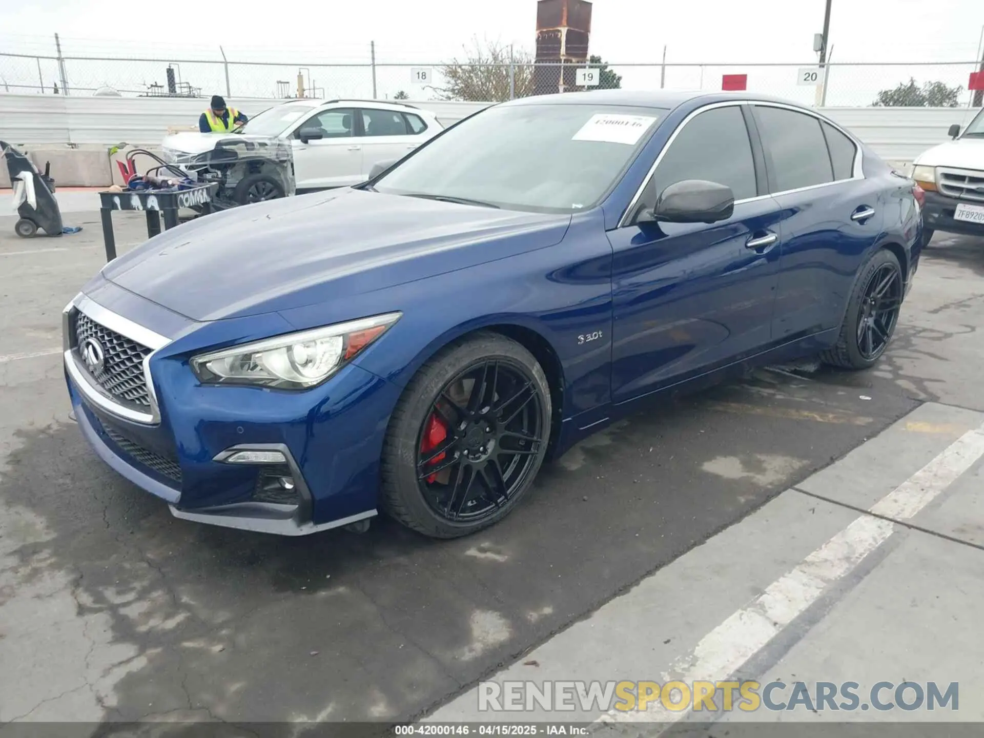 2 Photograph of a damaged car JN1FV7AP3LM630563 INFINITI Q50 2020