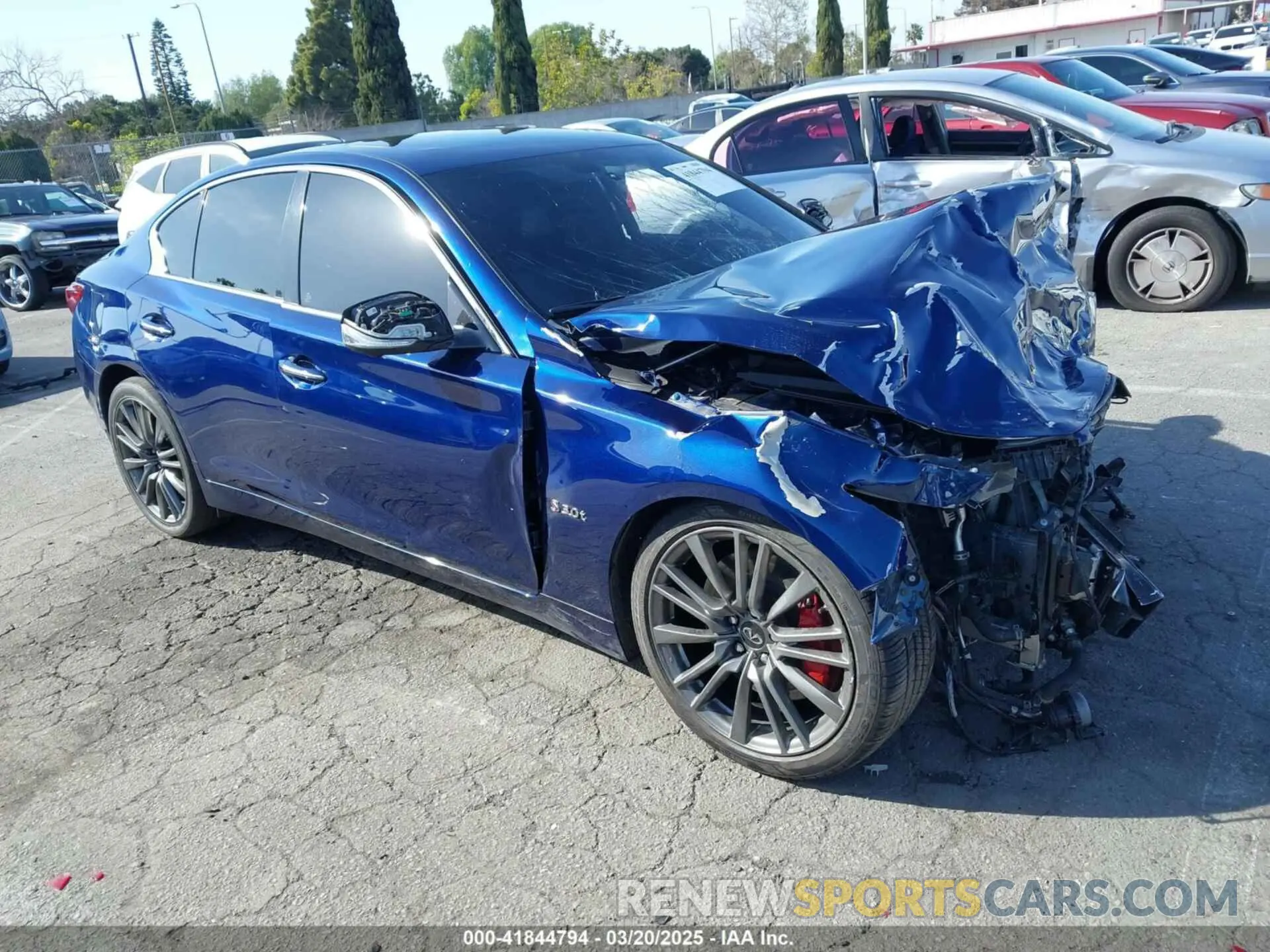 1 Photograph of a damaged car JN1FV7AP5LM630239 INFINITI Q50 2020