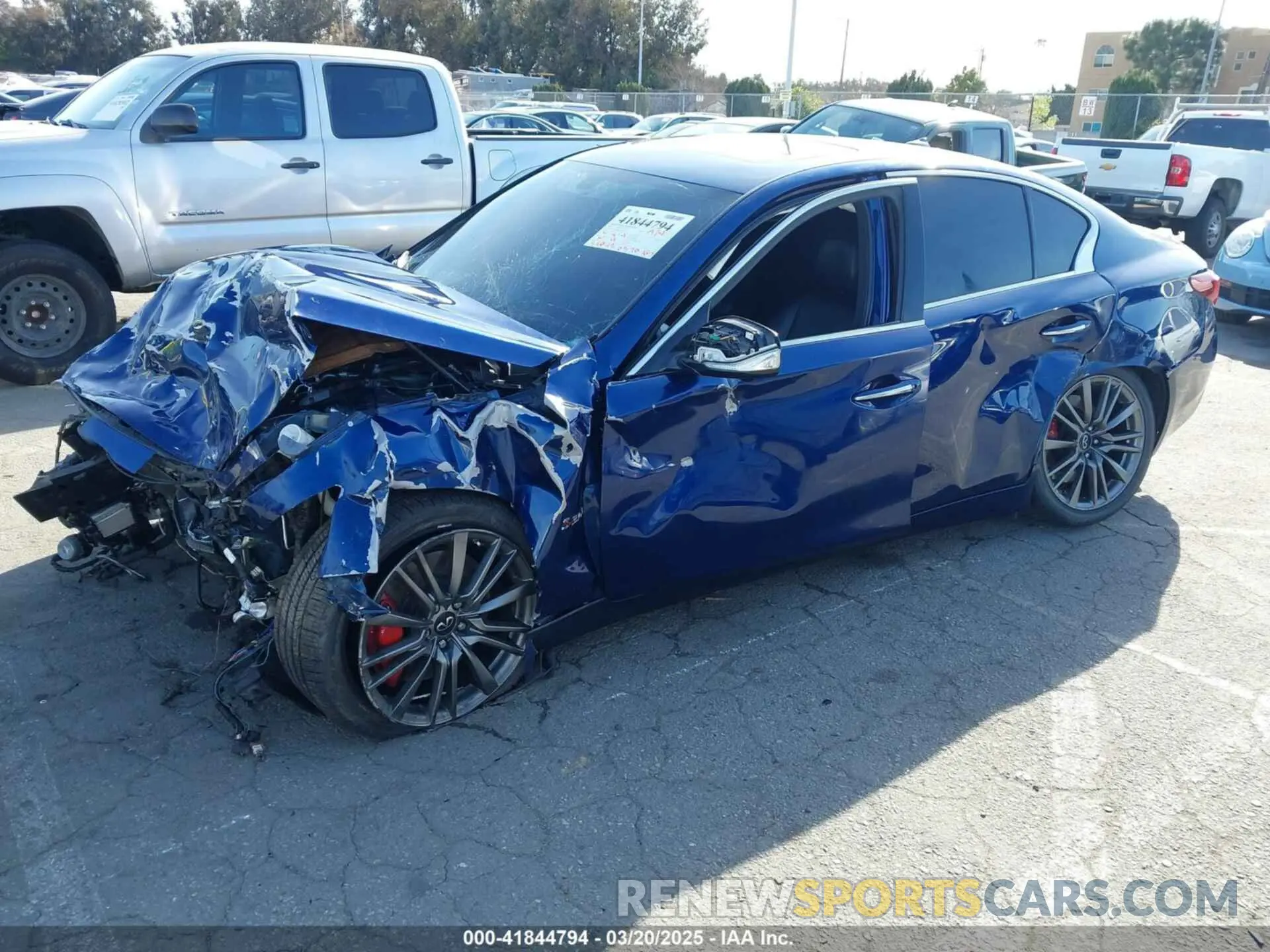 2 Photograph of a damaged car JN1FV7AP5LM630239 INFINITI Q50 2020