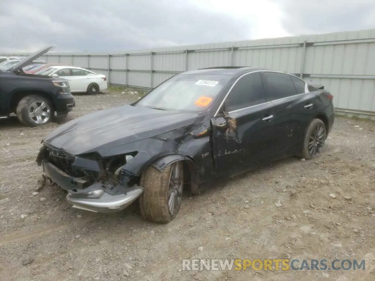 1 Photograph of a damaged car JN1FV7AP6LM630007 INFINITI Q50 2020