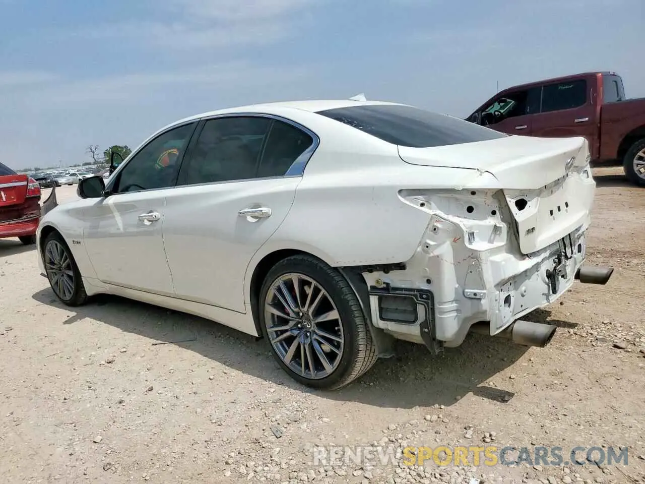 2 Photograph of a damaged car JN1FV7AR1LM660114 INFINITI Q50 2020