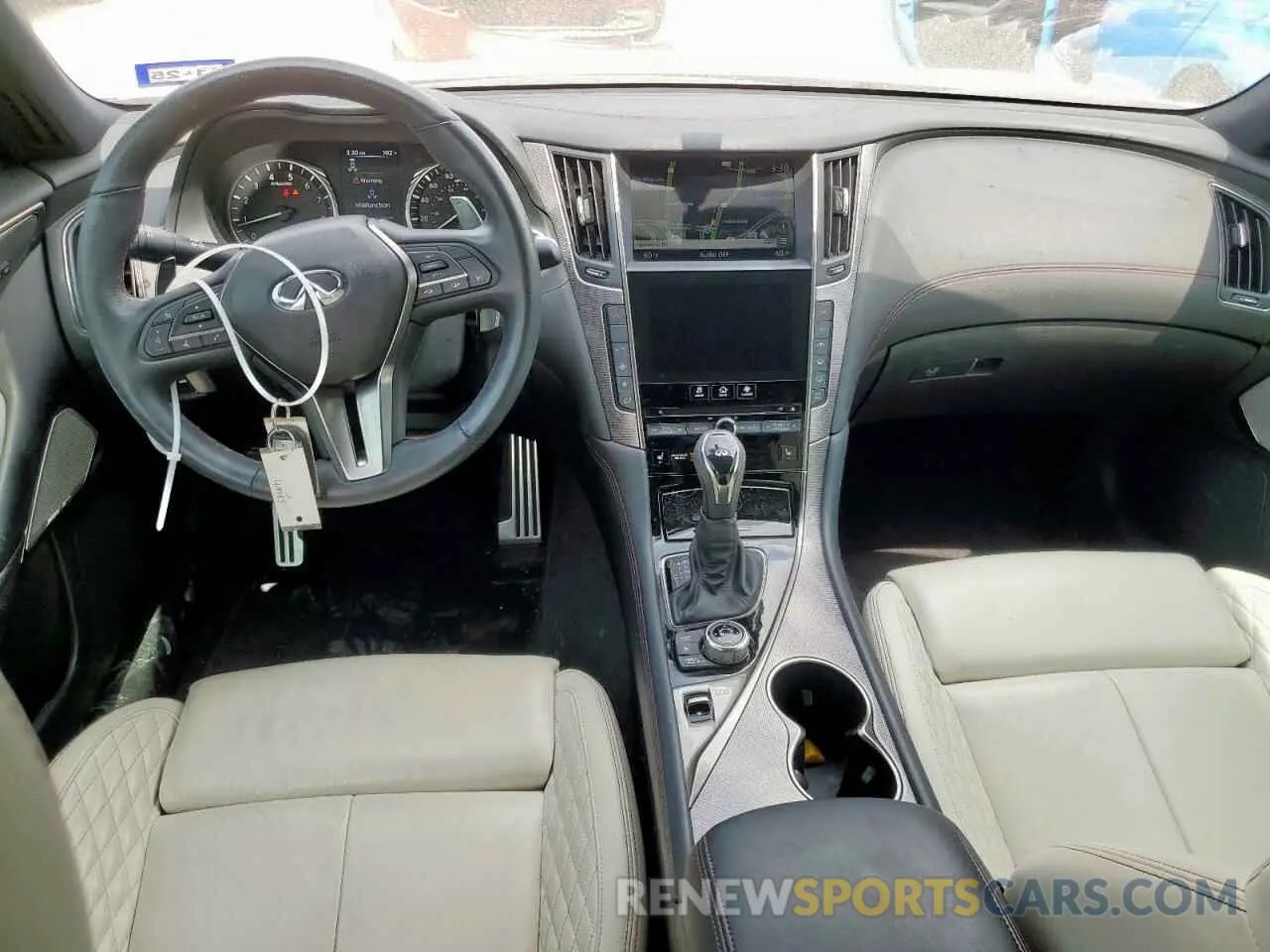 8 Photograph of a damaged car JN1FV7AR1LM660114 INFINITI Q50 2020