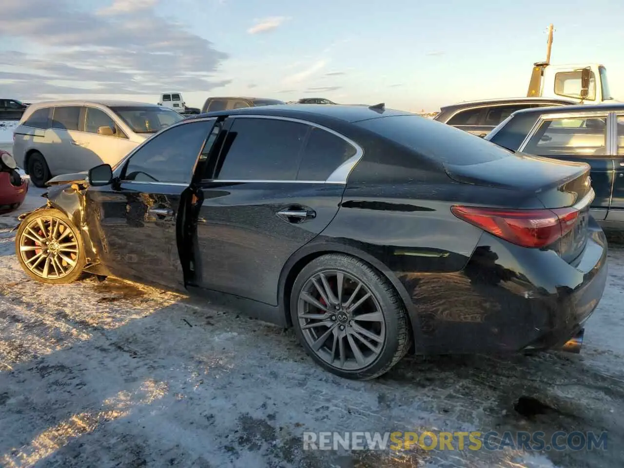 2 Photograph of a damaged car JN1FV7AR3LM660387 INFINITI Q50 2020
