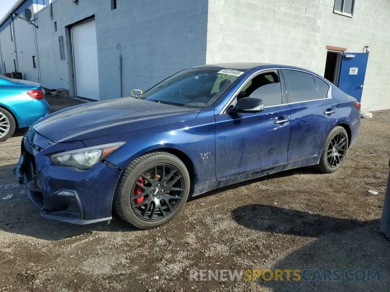 1 Photograph of a damaged car JN1FV7AR6LM660075 INFINITI Q50 2020