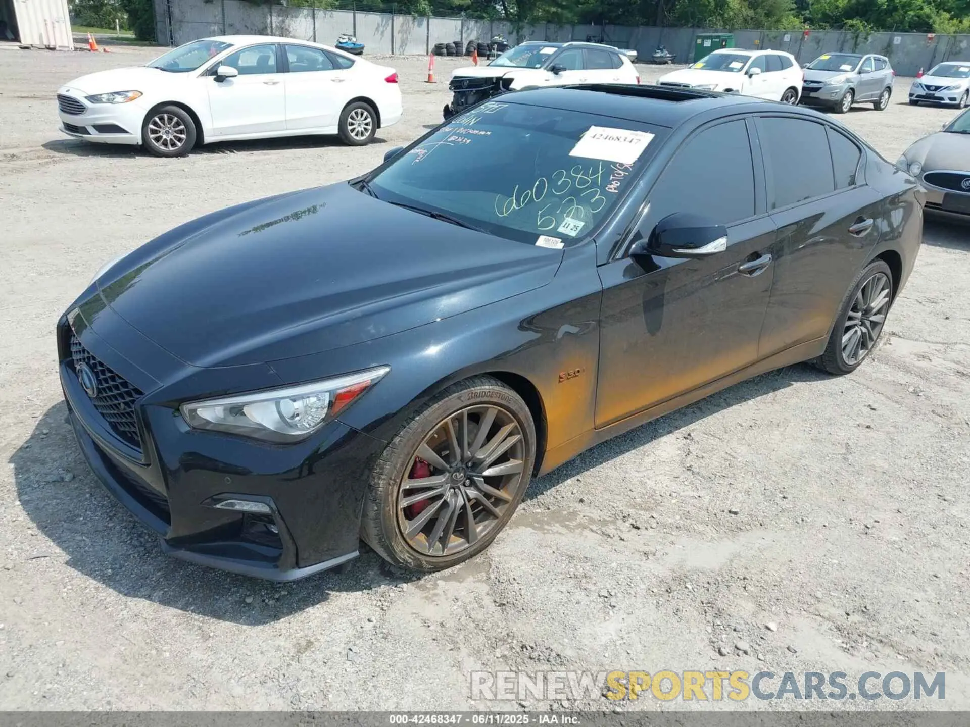 2 Photograph of a damaged car JN1FV7AR8LM660384 INFINITI Q50 2020