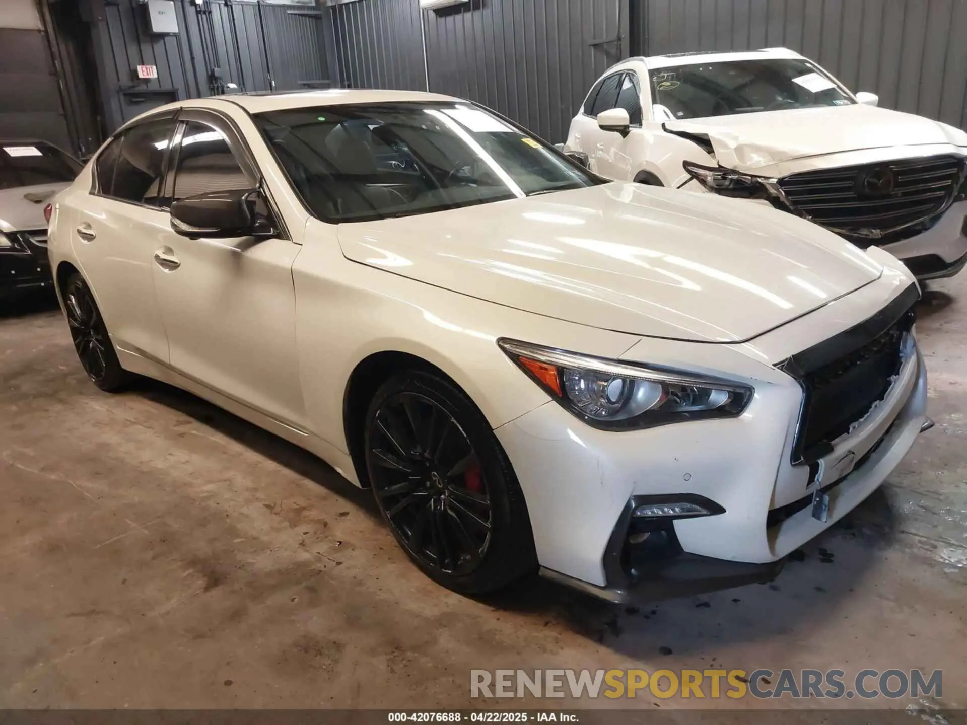 1 Photograph of a damaged car JN1FV7AR9LM660314 INFINITI Q50 2020