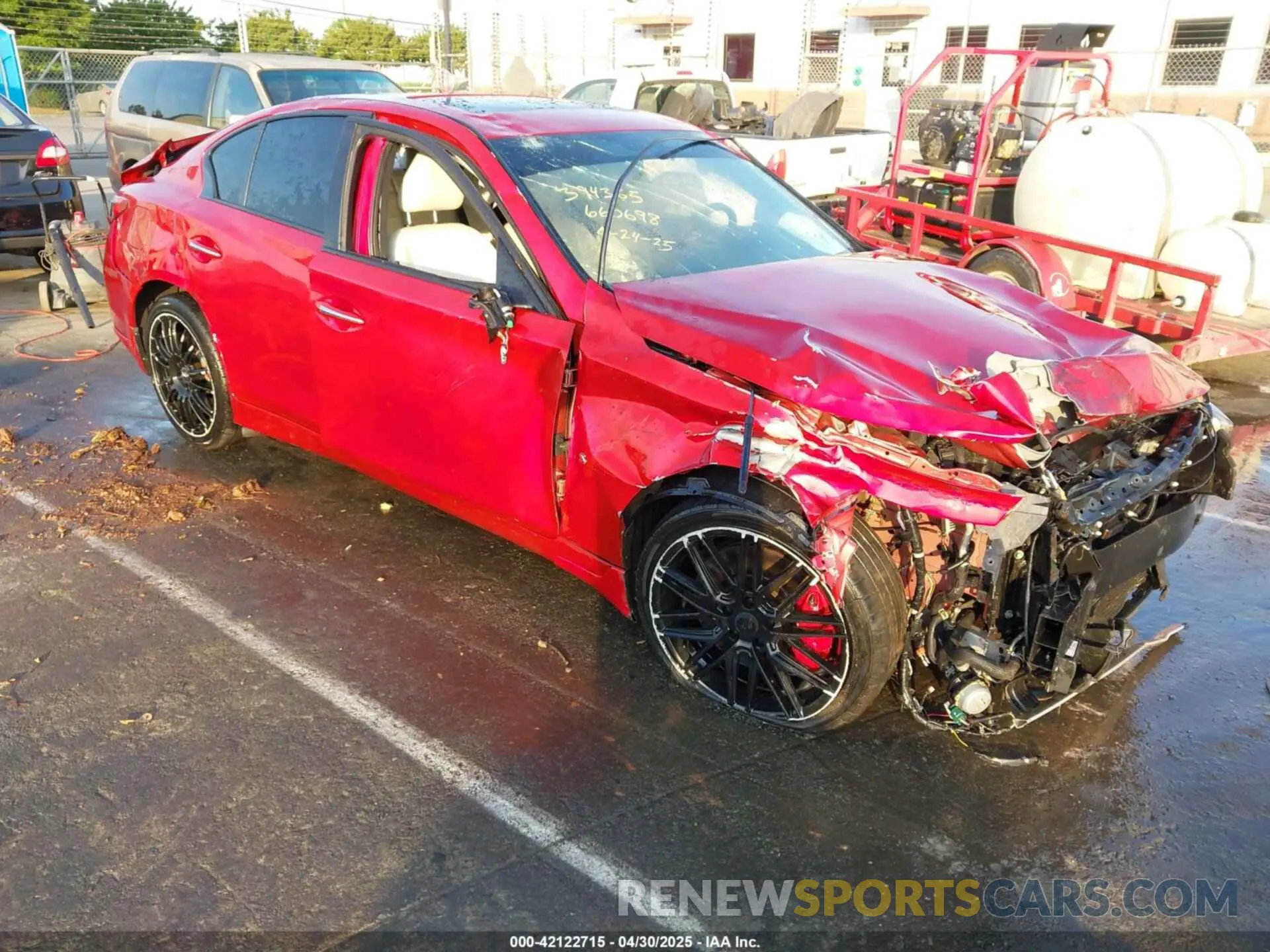 1 Photograph of a damaged car JN1FV7AR9LM660698 INFINITI Q50 2020
