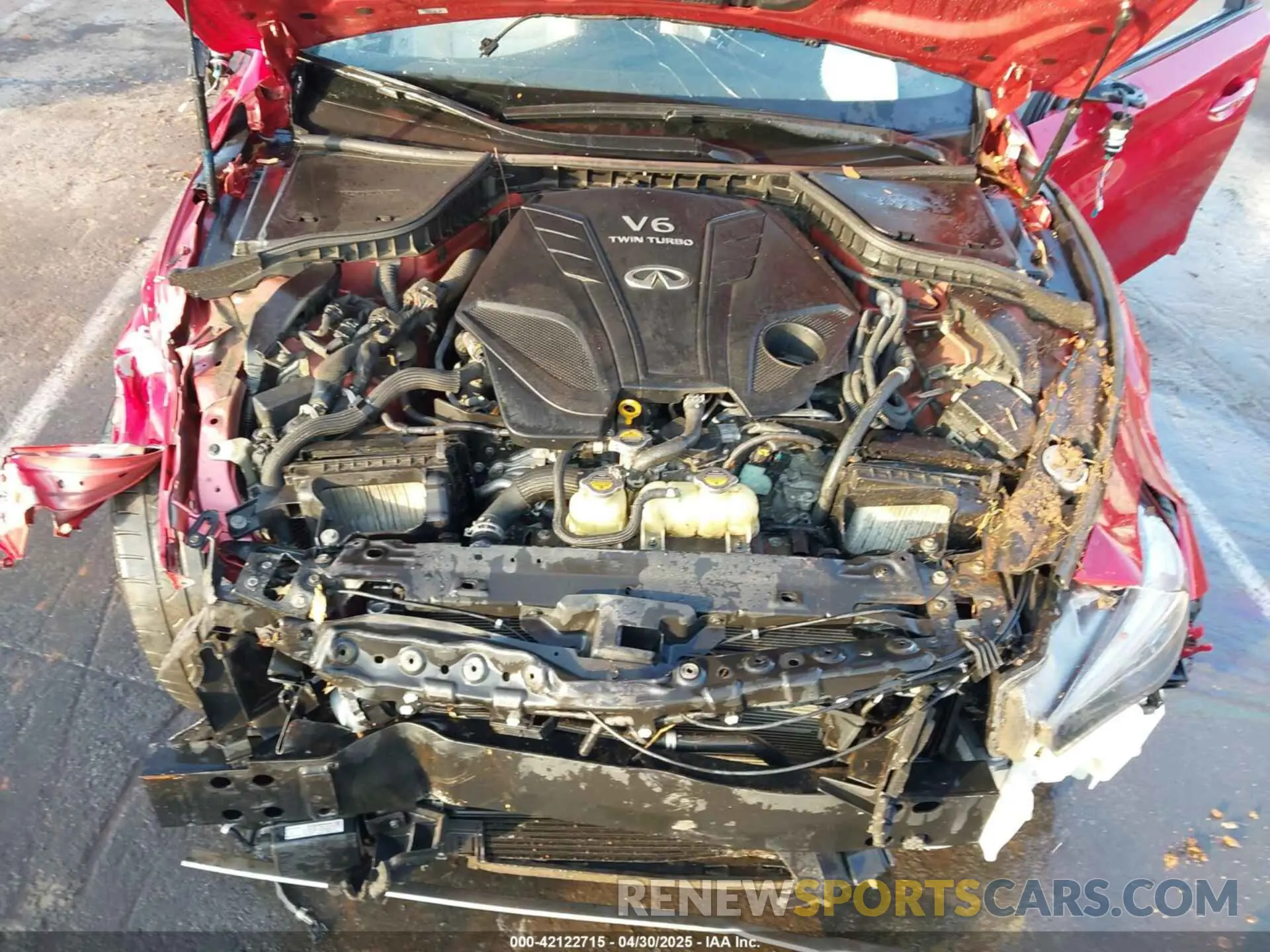 10 Photograph of a damaged car JN1FV7AR9LM660698 INFINITI Q50 2020