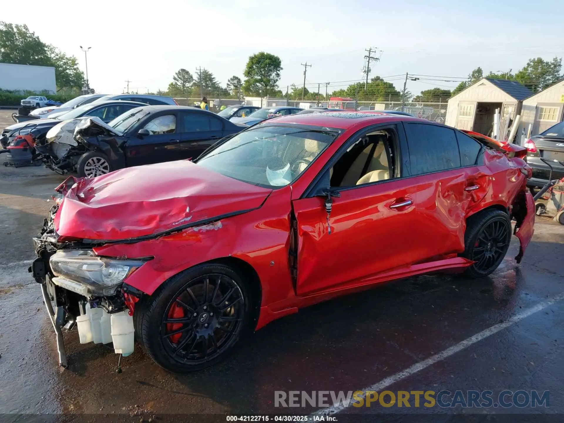 16 Photograph of a damaged car JN1FV7AR9LM660698 INFINITI Q50 2020