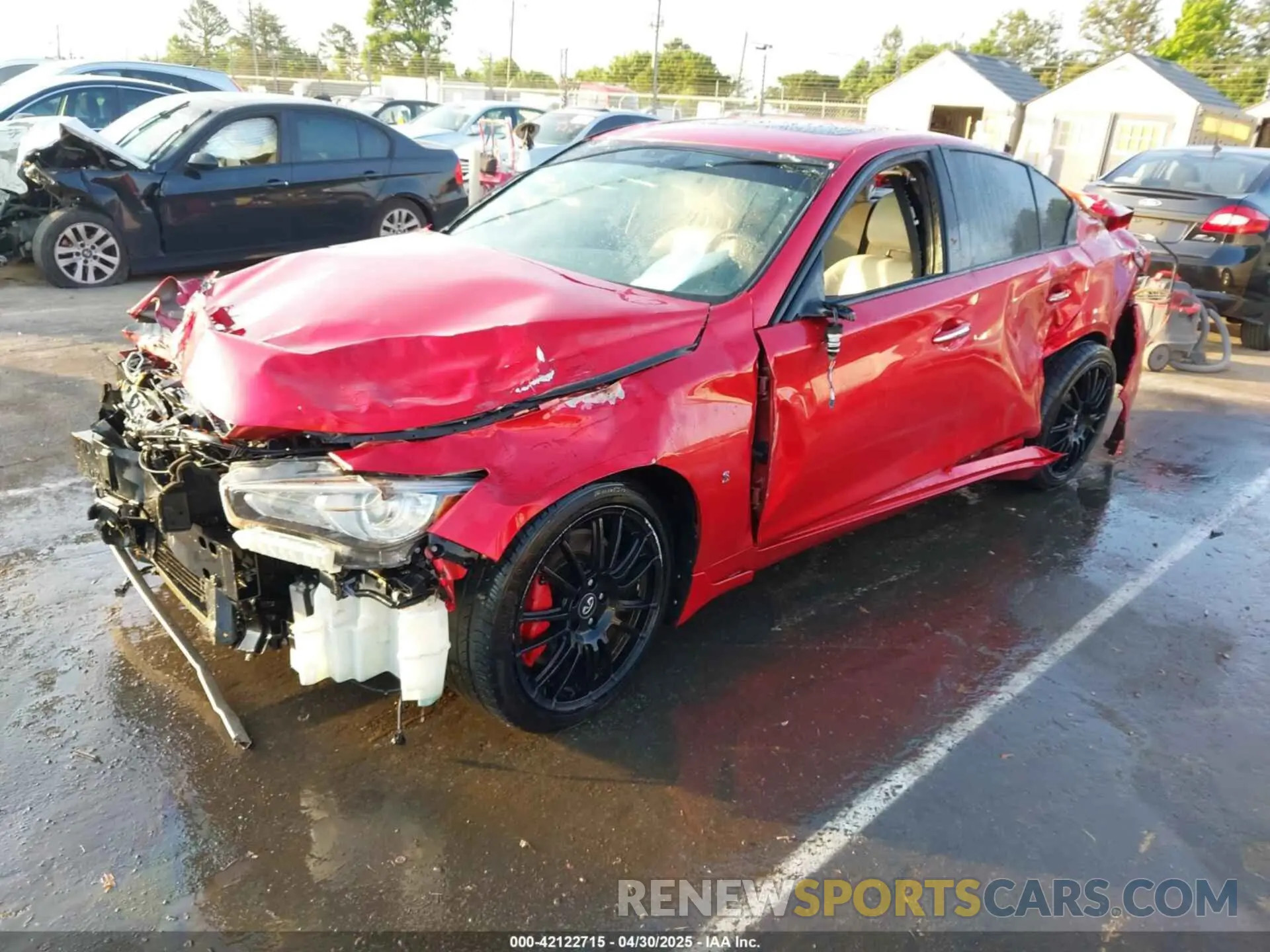 2 Photograph of a damaged car JN1FV7AR9LM660698 INFINITI Q50 2020