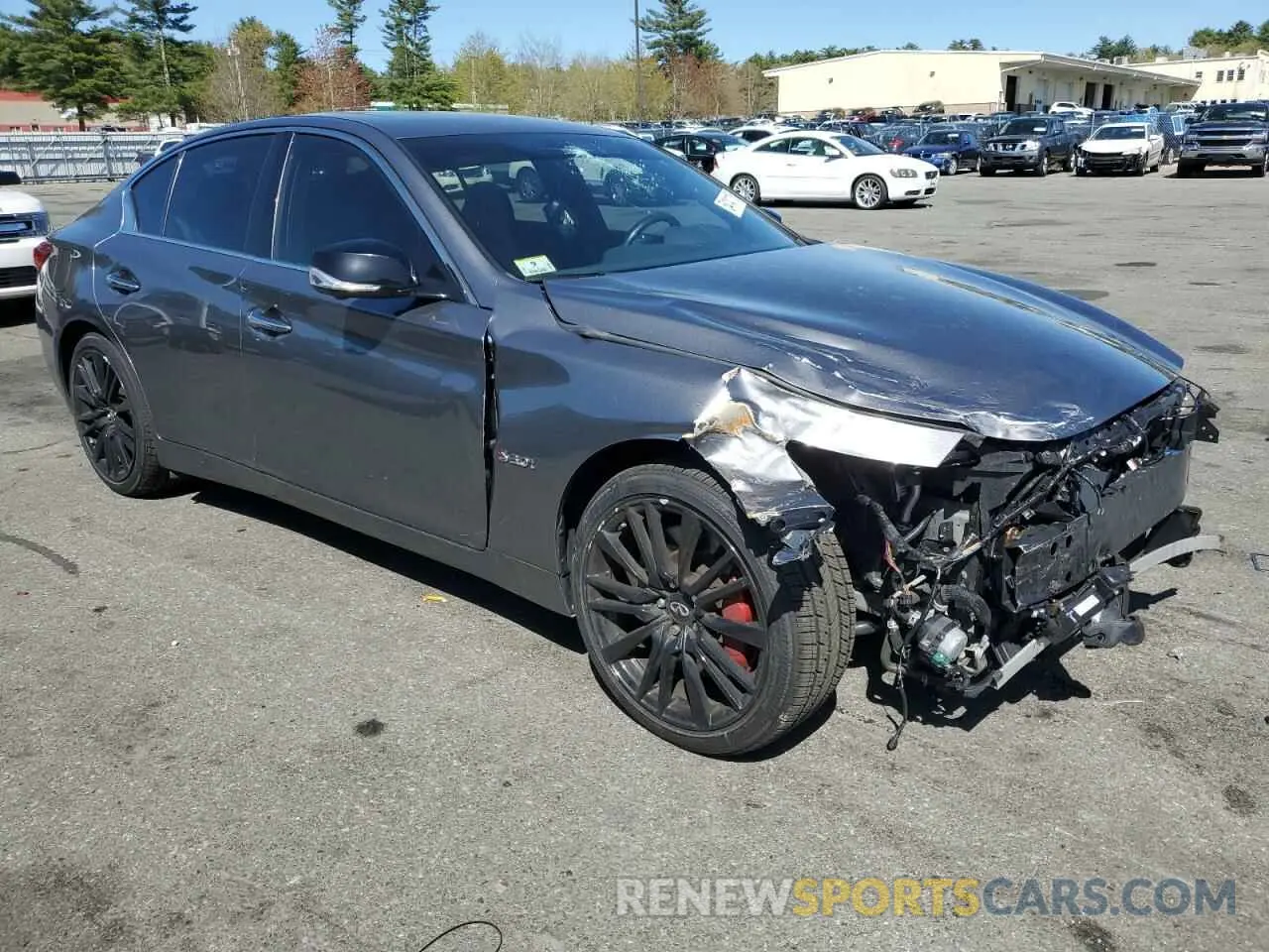 4 Photograph of a damaged car JN1FV7ARXLM660161 INFINITI Q50 2020