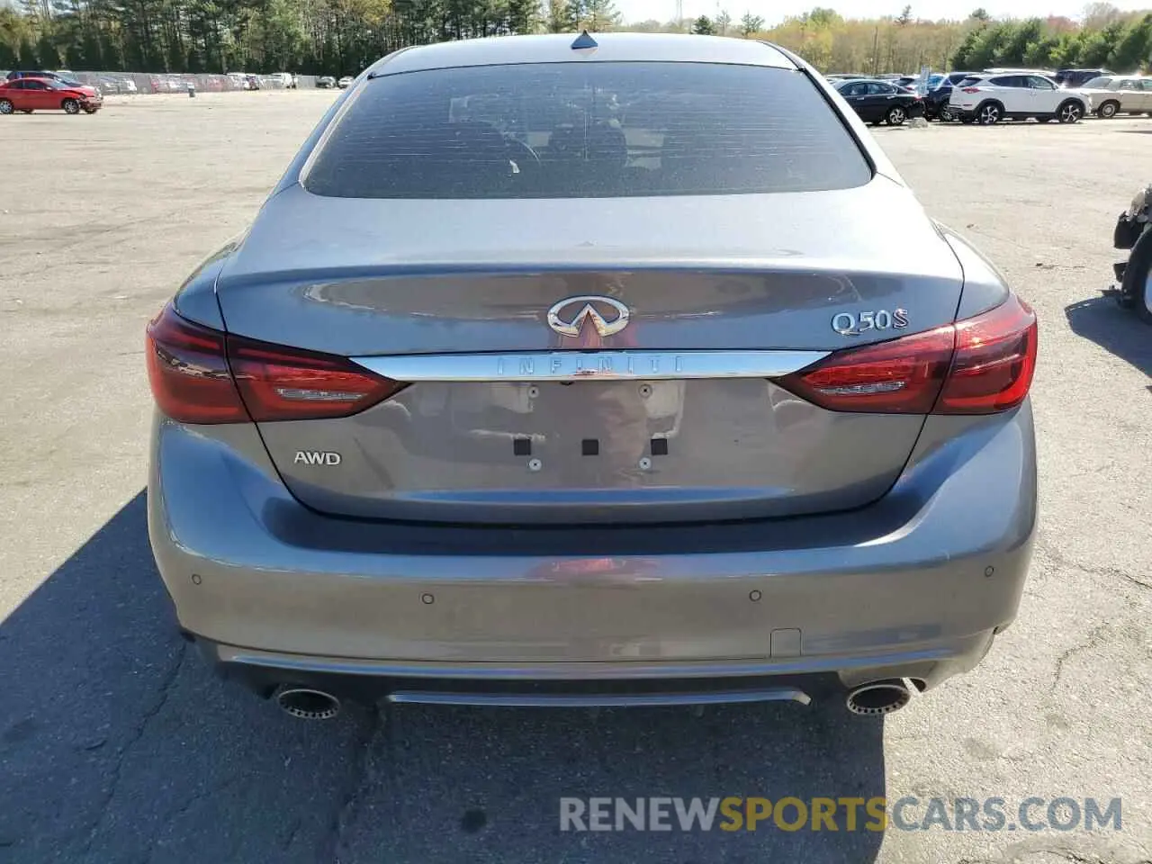 6 Photograph of a damaged car JN1FV7ARXLM660161 INFINITI Q50 2020
