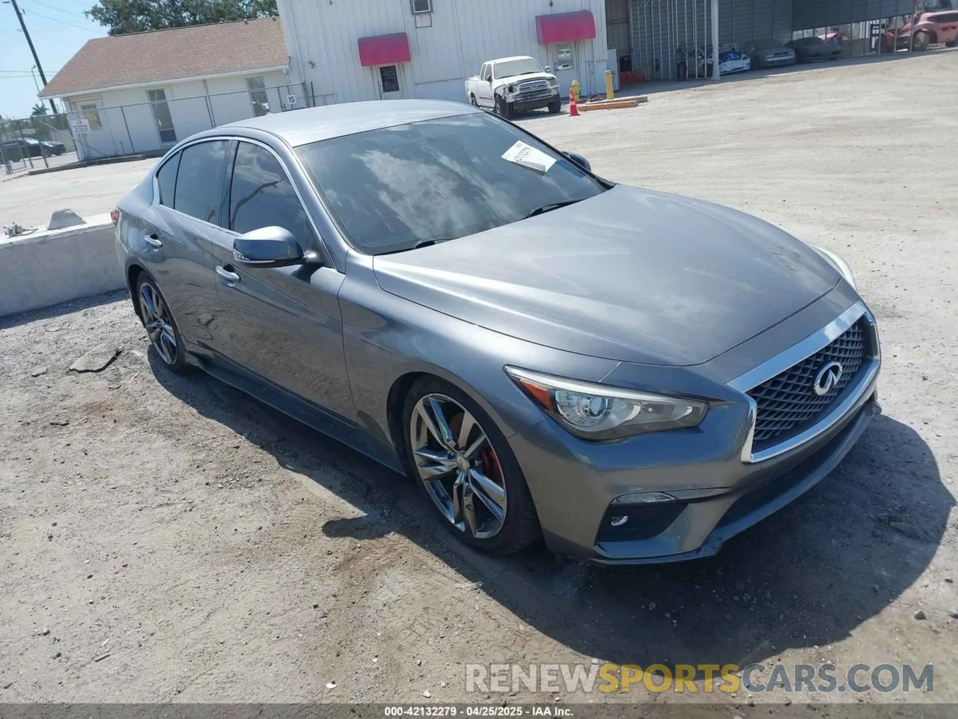 1 Photograph of a damaged car JN1EV7AP2MM702687 INFINITI Q50 2021