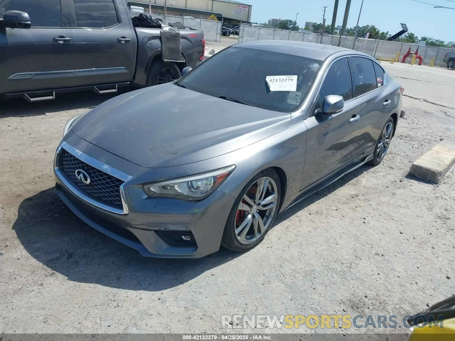 2 Photograph of a damaged car JN1EV7AP2MM702687 INFINITI Q50 2021