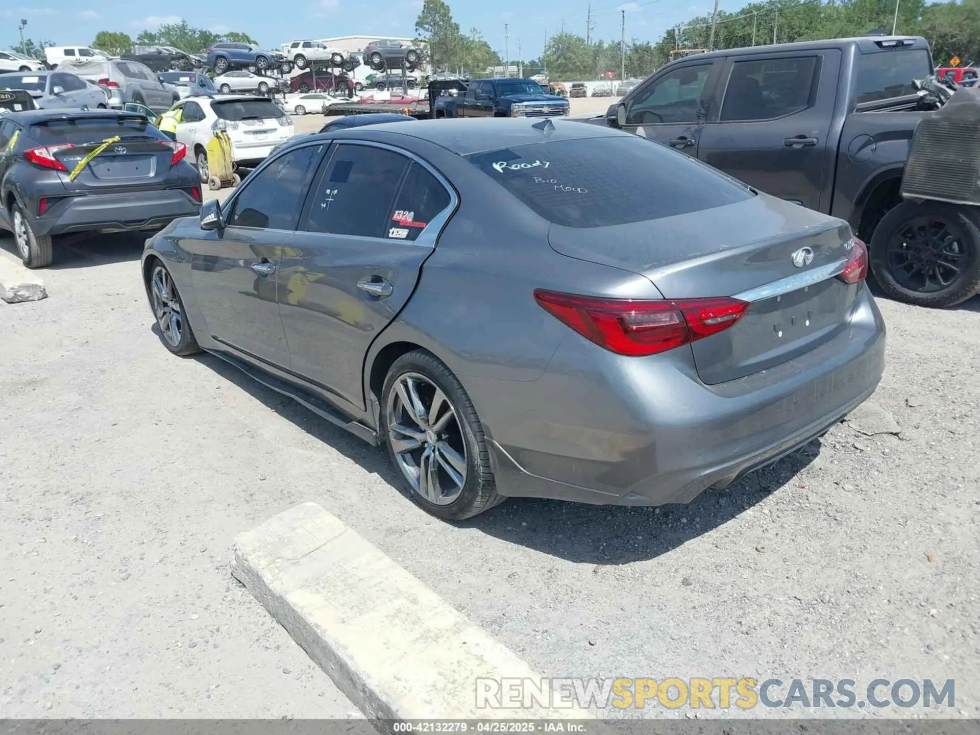 3 Photograph of a damaged car JN1EV7AP2MM702687 INFINITI Q50 2021