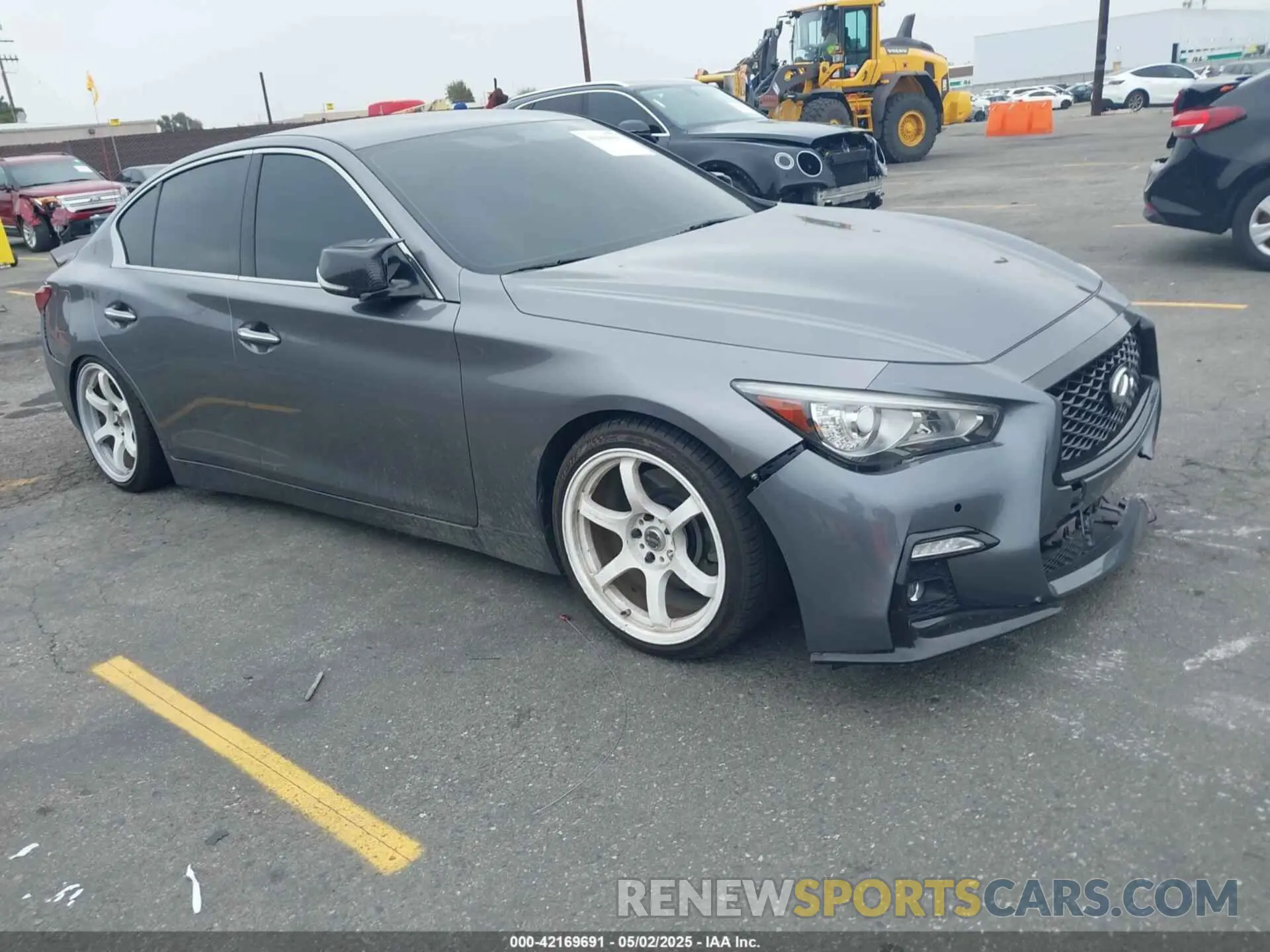1 Photograph of a damaged car JN1EV7AP2MM703158 INFINITI Q50 2021