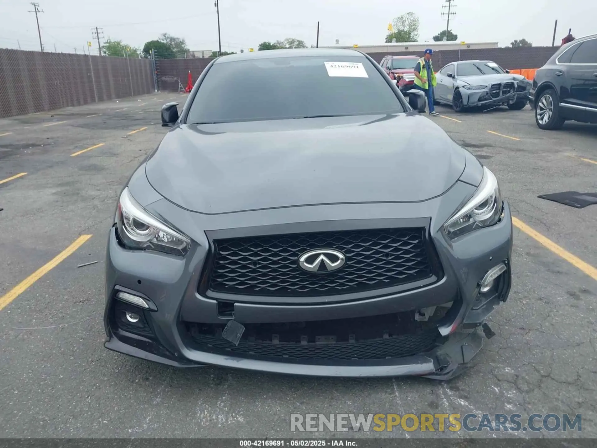 12 Photograph of a damaged car JN1EV7AP2MM703158 INFINITI Q50 2021