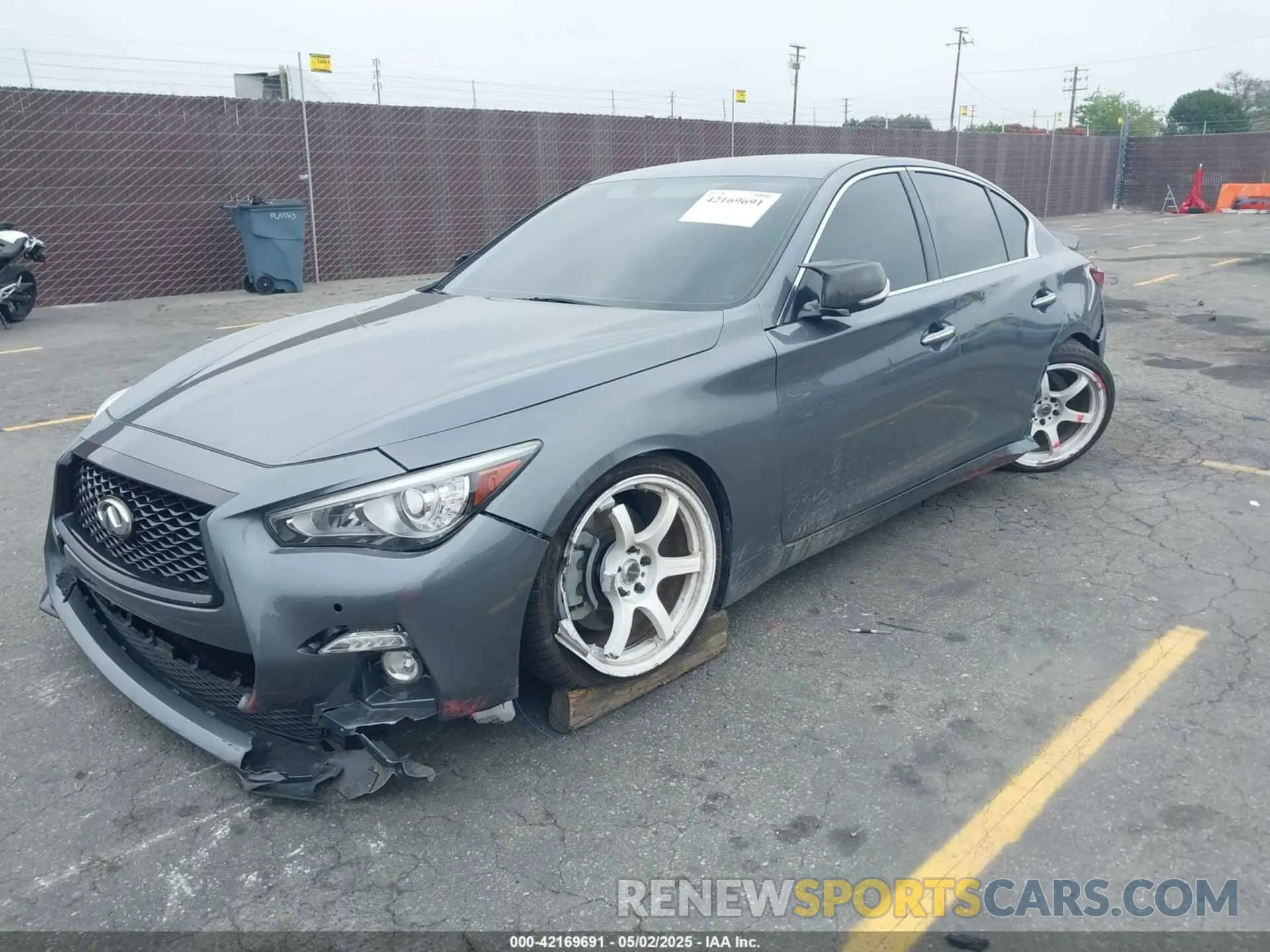 2 Photograph of a damaged car JN1EV7AP2MM703158 INFINITI Q50 2021