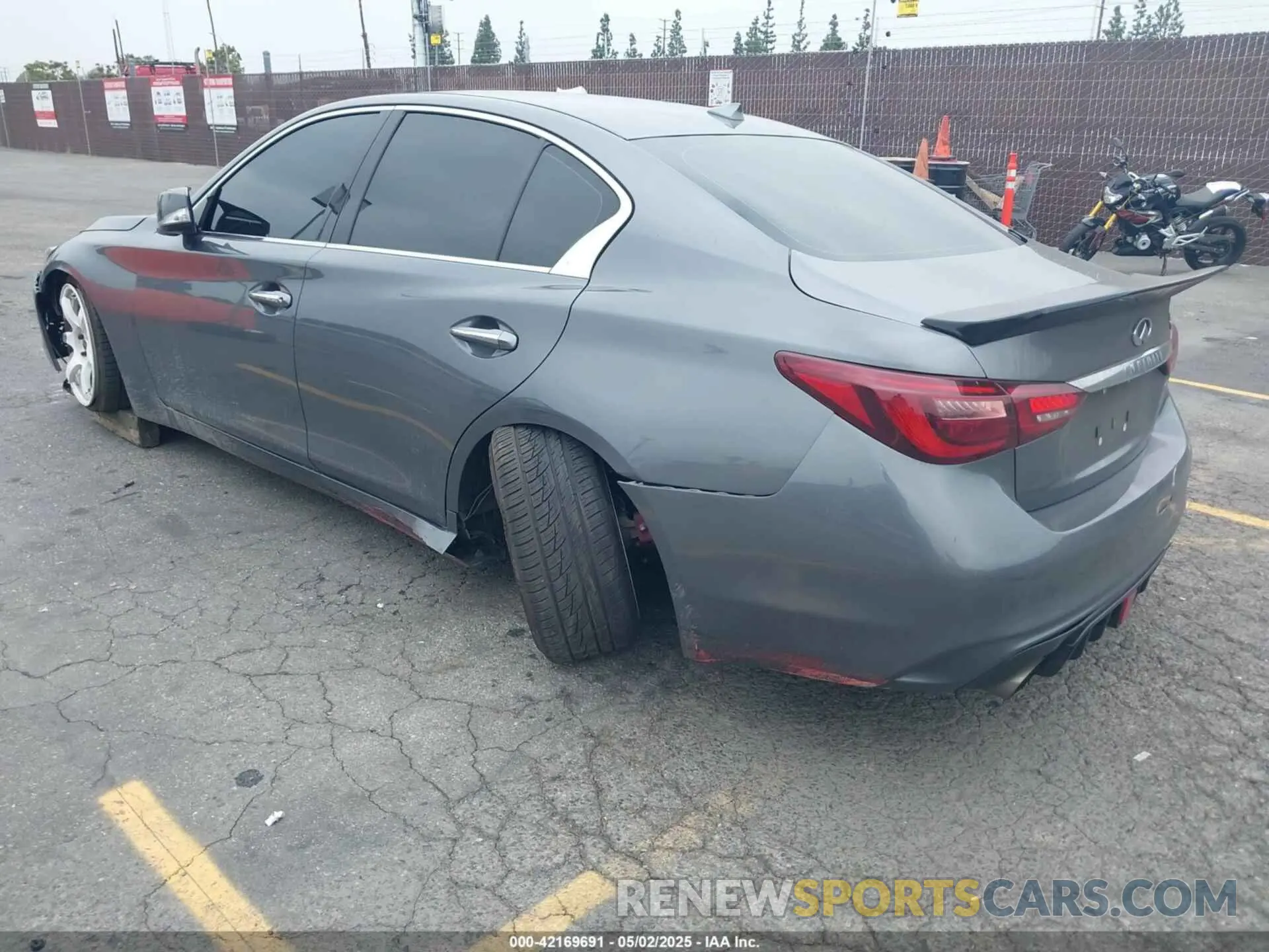 3 Photograph of a damaged car JN1EV7AP2MM703158 INFINITI Q50 2021