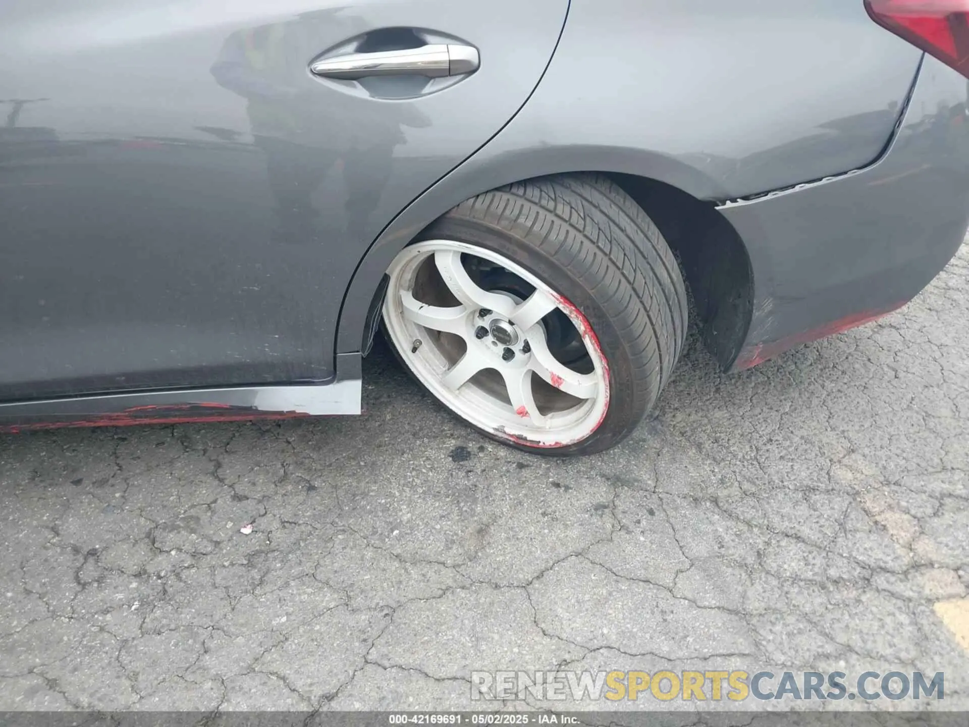 6 Photograph of a damaged car JN1EV7AP2MM703158 INFINITI Q50 2021