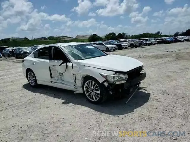 14 Photograph of a damaged car JN1EV7AP3MM704352 INFINITI Q50 2021