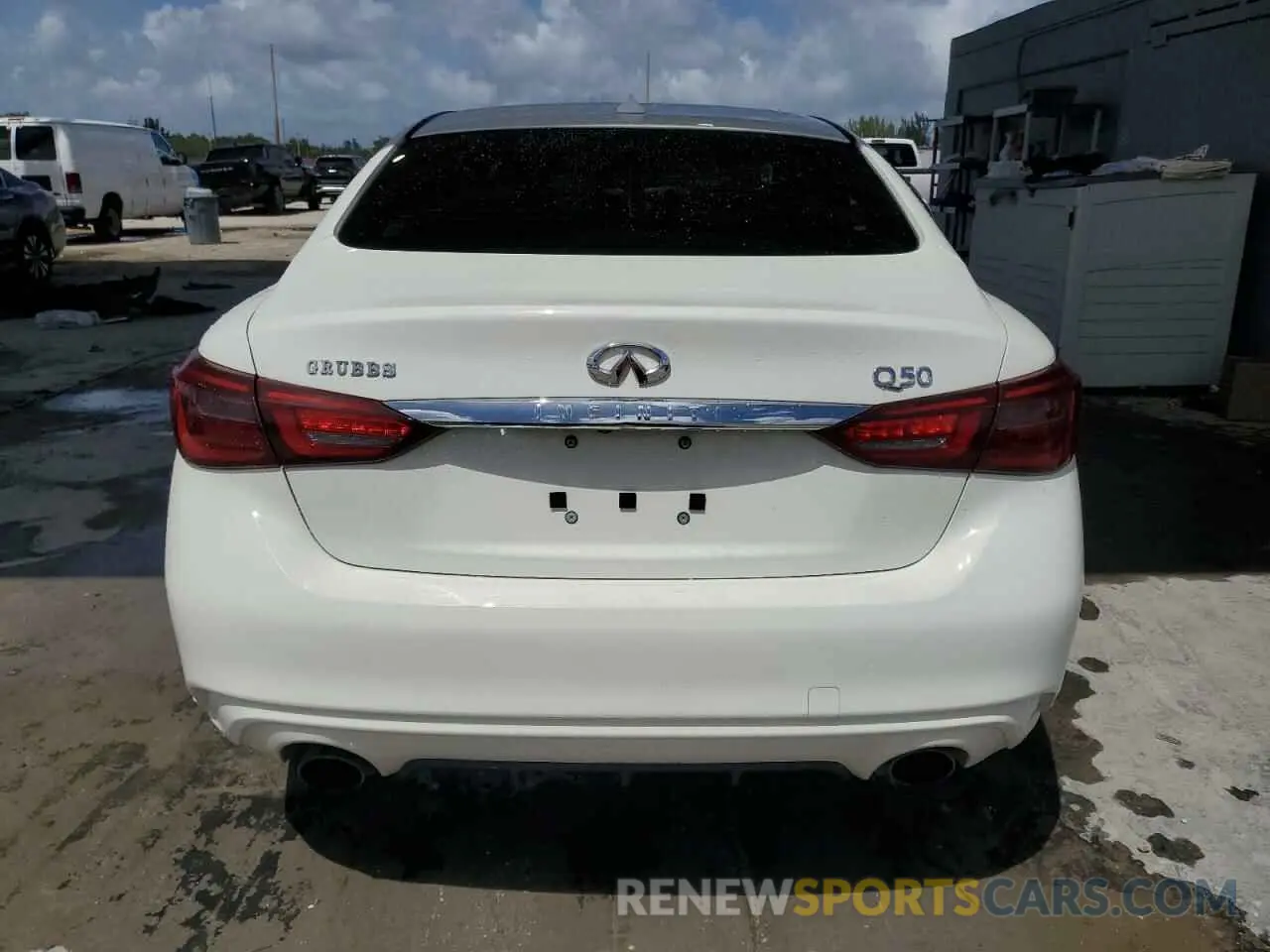6 Photograph of a damaged car JN1EV7AP3MM704352 INFINITI Q50 2021