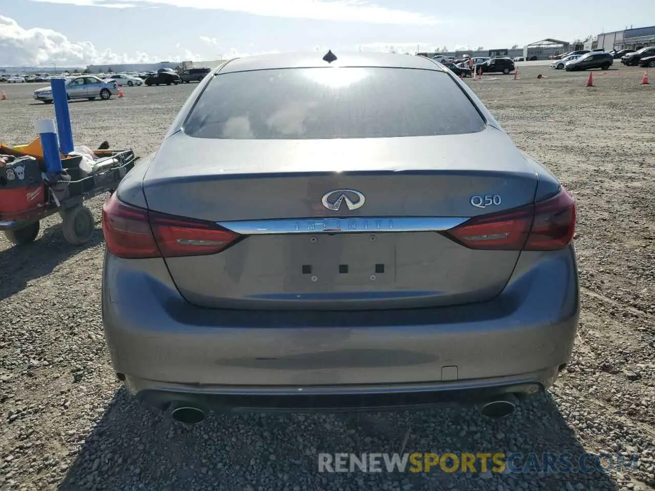 6 Photograph of a damaged car JN1EV7AP5MM706121 INFINITI Q50 2021