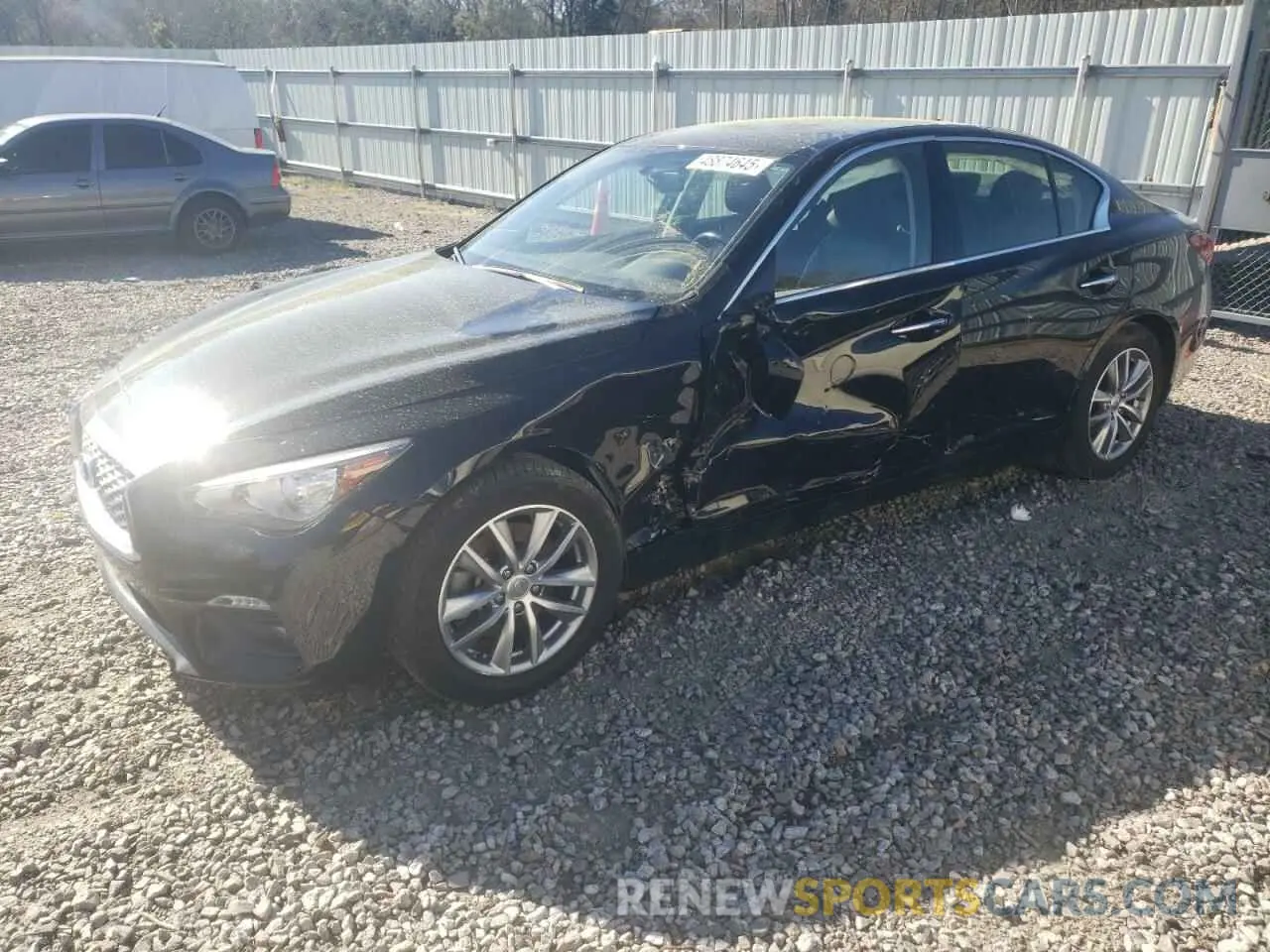 1 Photograph of a damaged car JN1EV7AP8MM703472 INFINITI Q50 2021