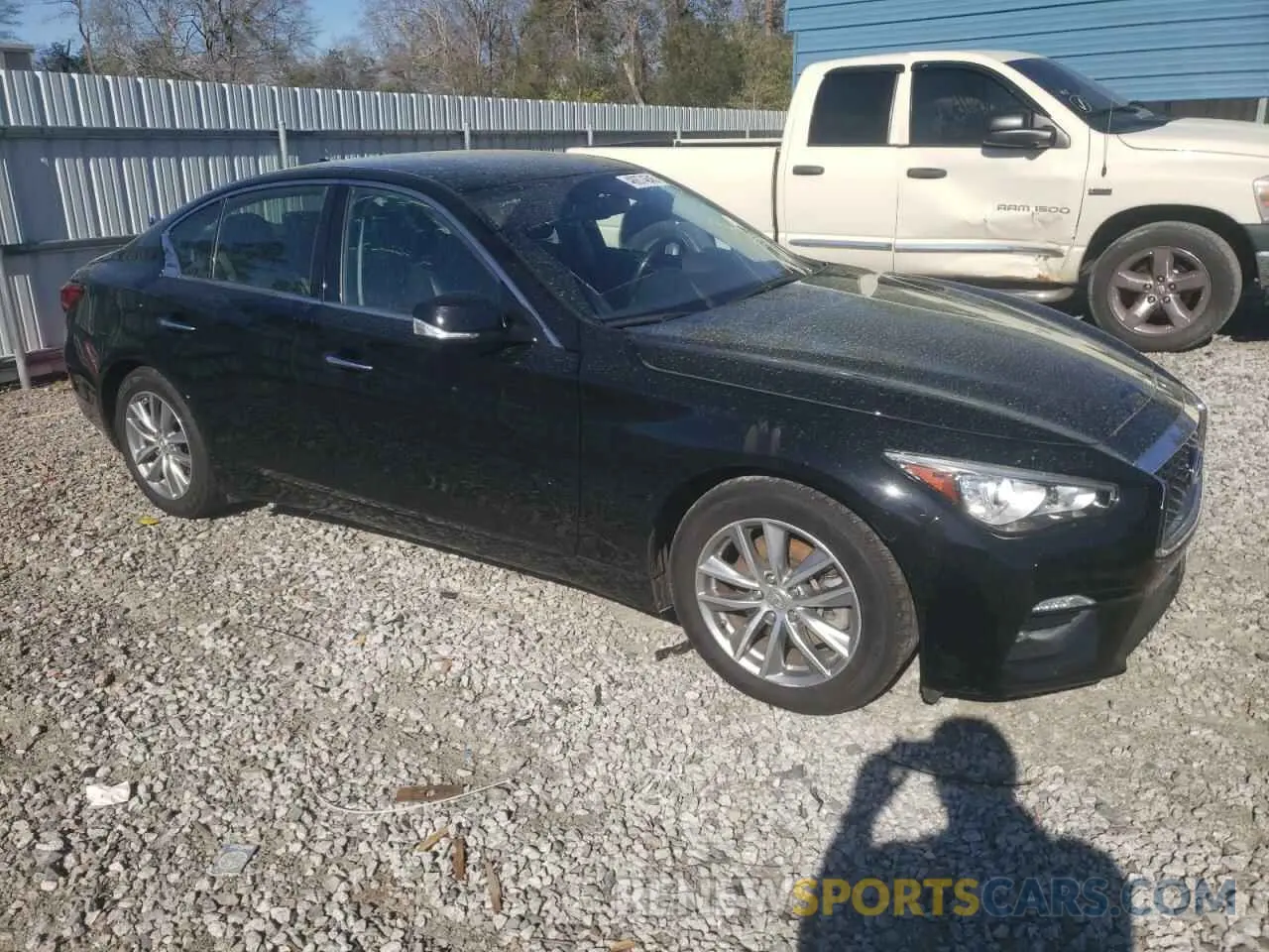 4 Photograph of a damaged car JN1EV7AP8MM703472 INFINITI Q50 2021