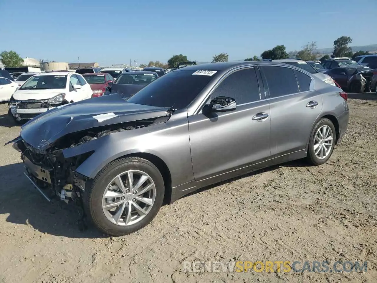 1 Photograph of a damaged car JN1EV7AP9MM704145 INFINITI Q50 2021