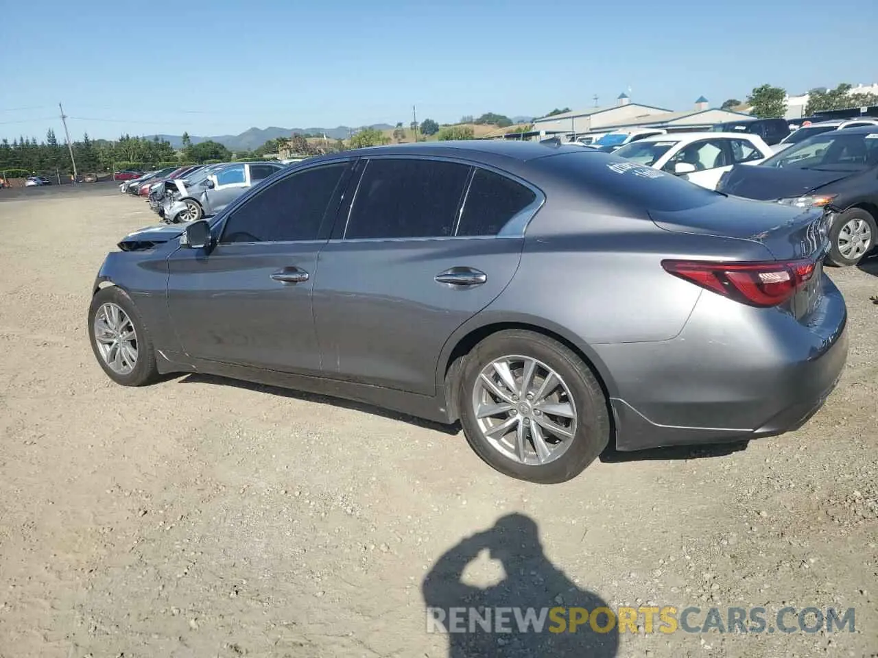 2 Photograph of a damaged car JN1EV7AP9MM704145 INFINITI Q50 2021
