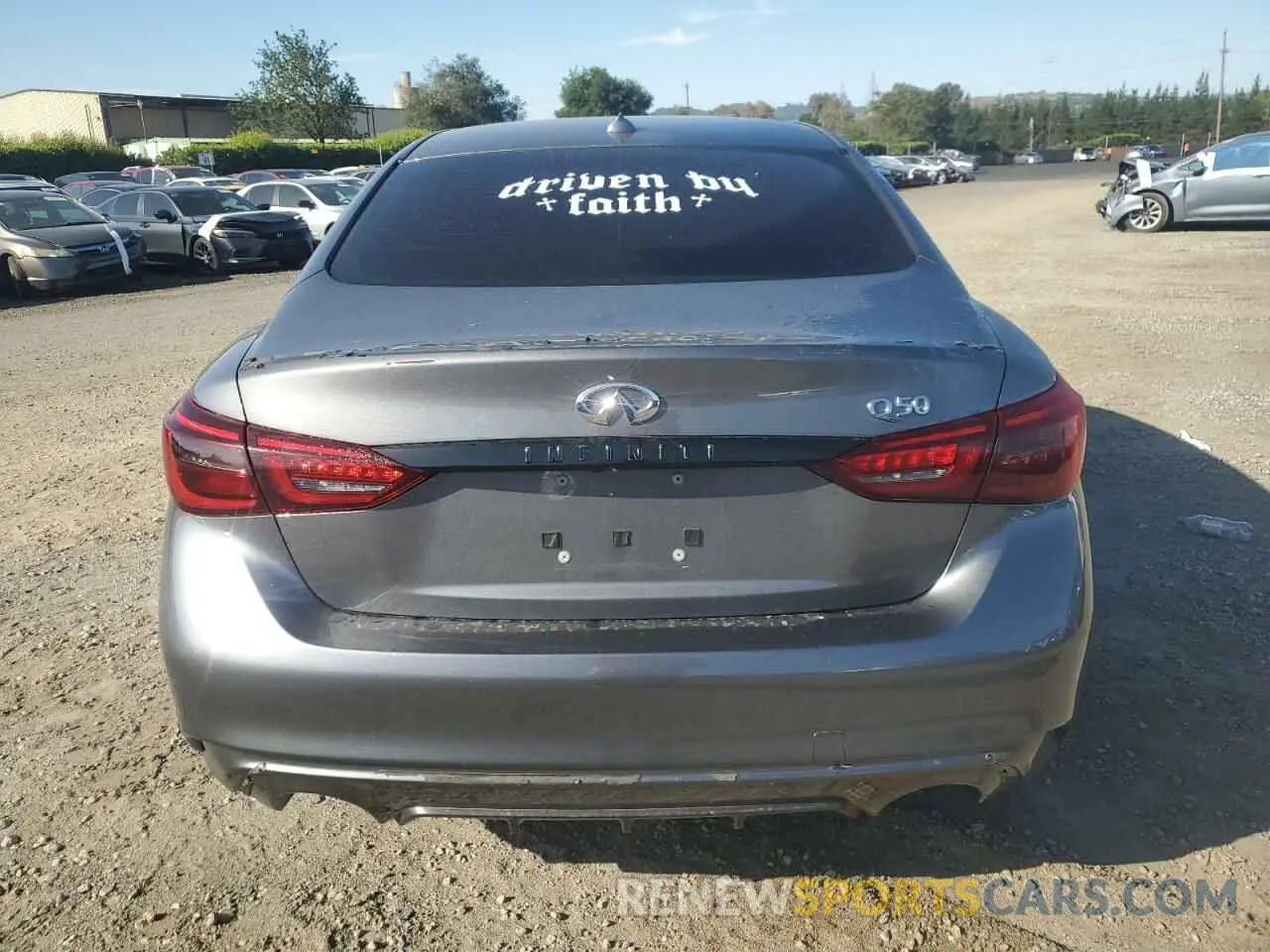 6 Photograph of a damaged car JN1EV7AP9MM704145 INFINITI Q50 2021