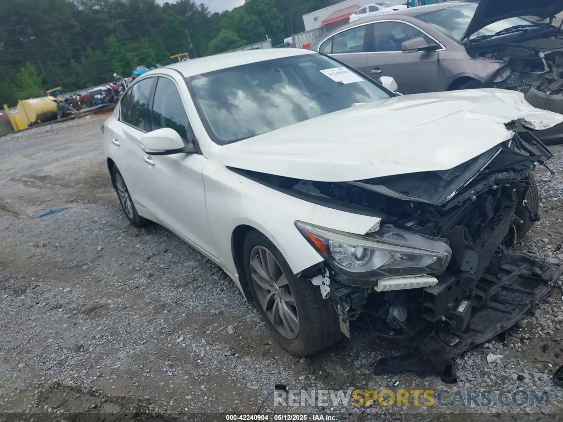 1 Photograph of a damaged car JN1EV7APXMM700248 INFINITI Q50 2021