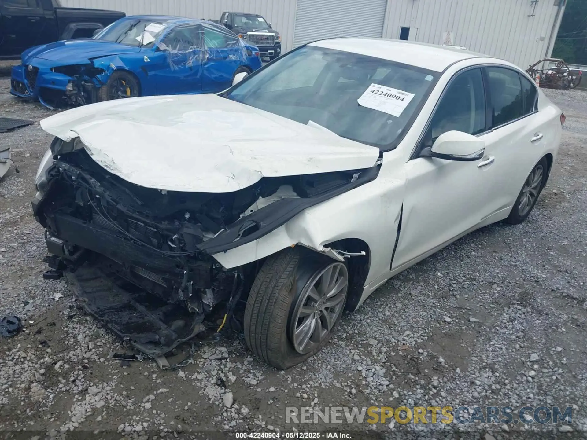 2 Photograph of a damaged car JN1EV7APXMM700248 INFINITI Q50 2021