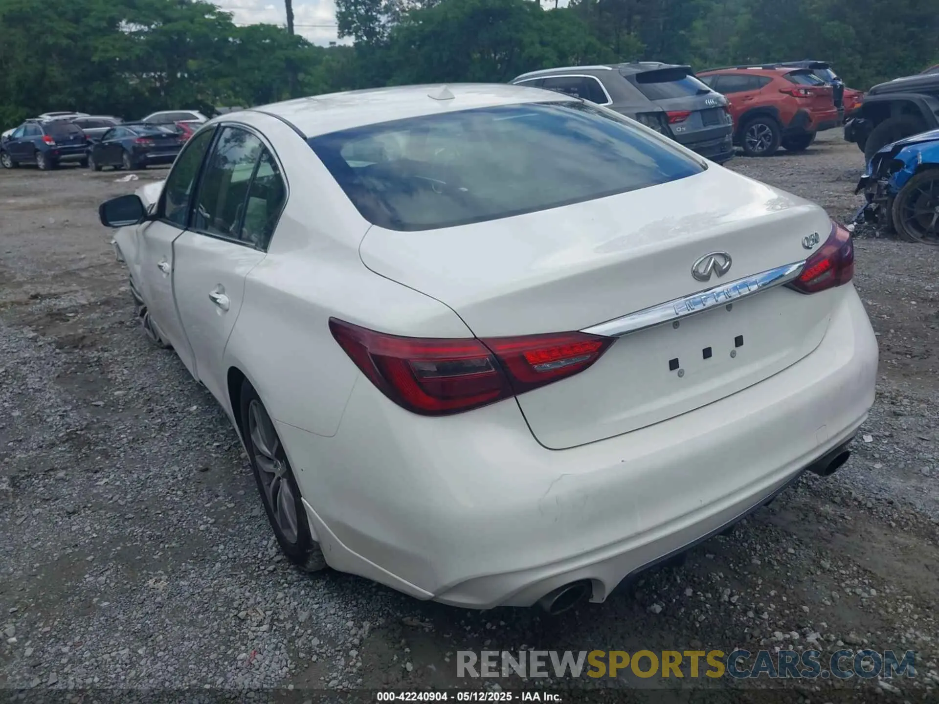 3 Photograph of a damaged car JN1EV7APXMM700248 INFINITI Q50 2021