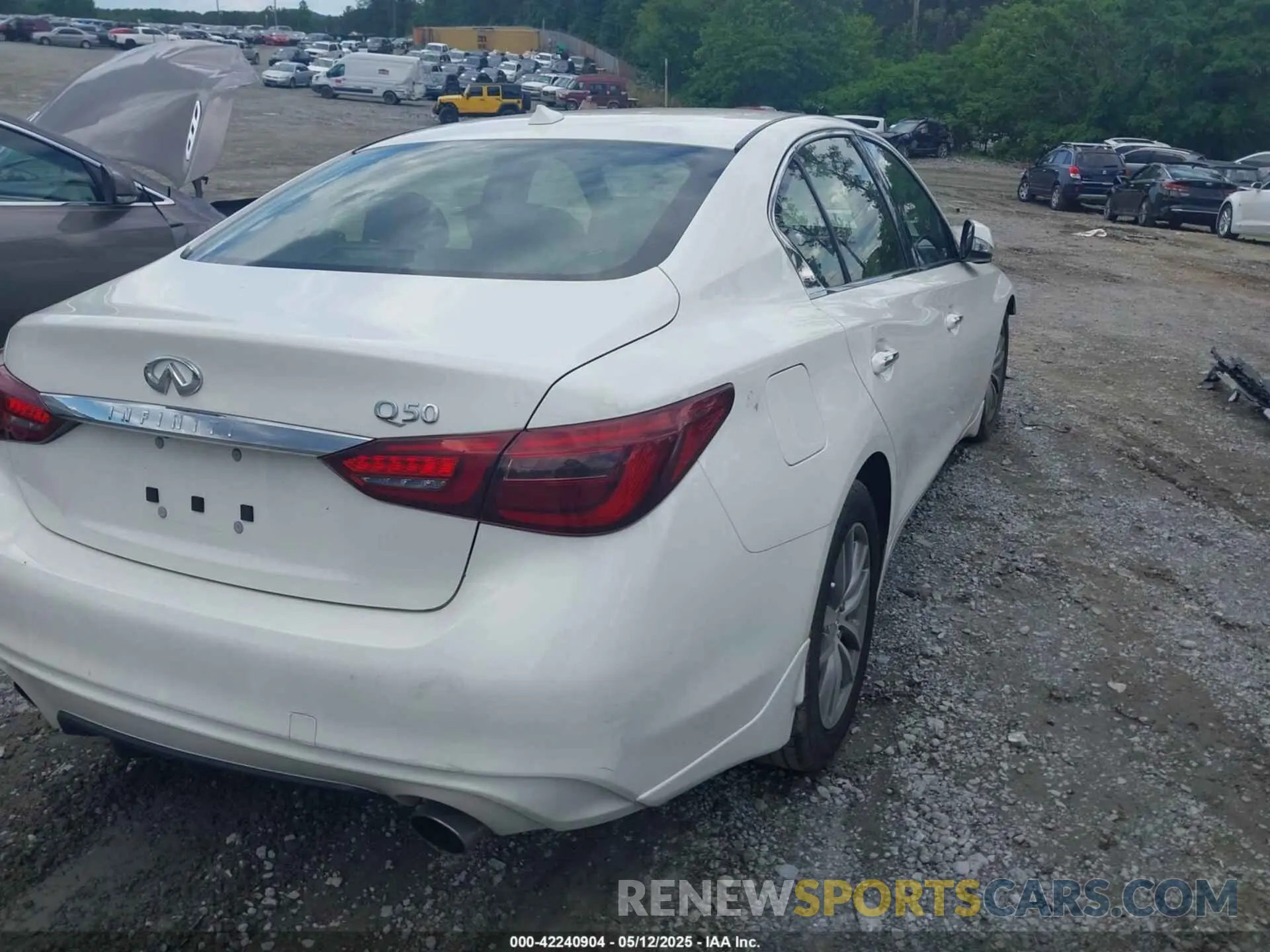 4 Photograph of a damaged car JN1EV7APXMM700248 INFINITI Q50 2021
