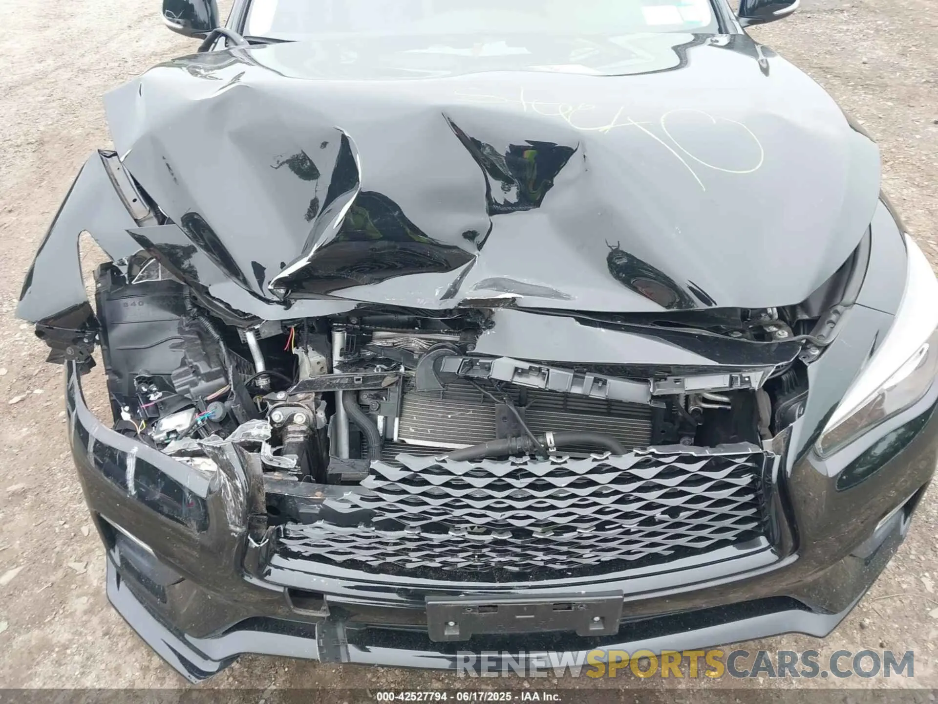 10 Photograph of a damaged car JN1EV7AR4MM756154 INFINITI Q50 2021