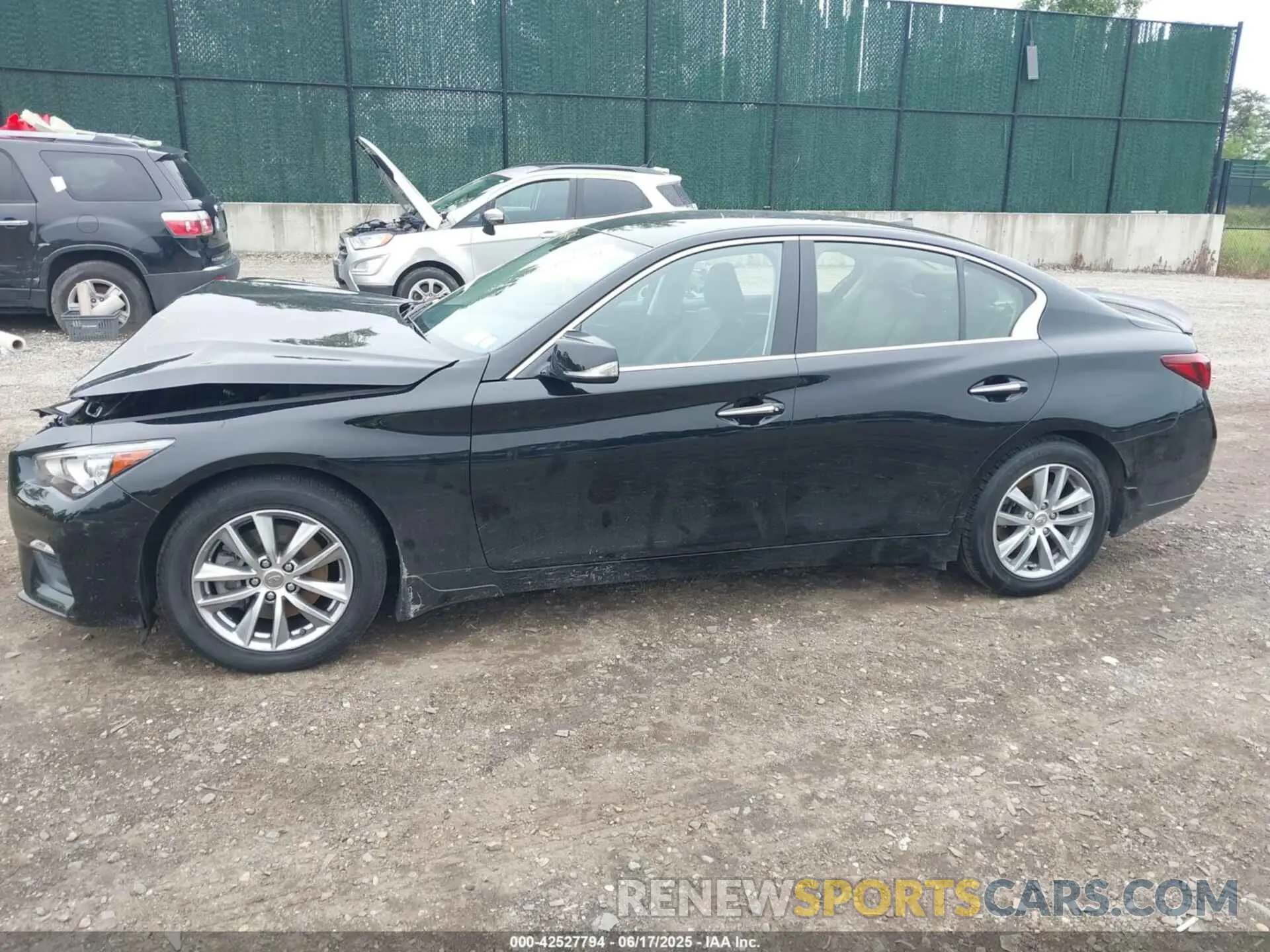 14 Photograph of a damaged car JN1EV7AR4MM756154 INFINITI Q50 2021