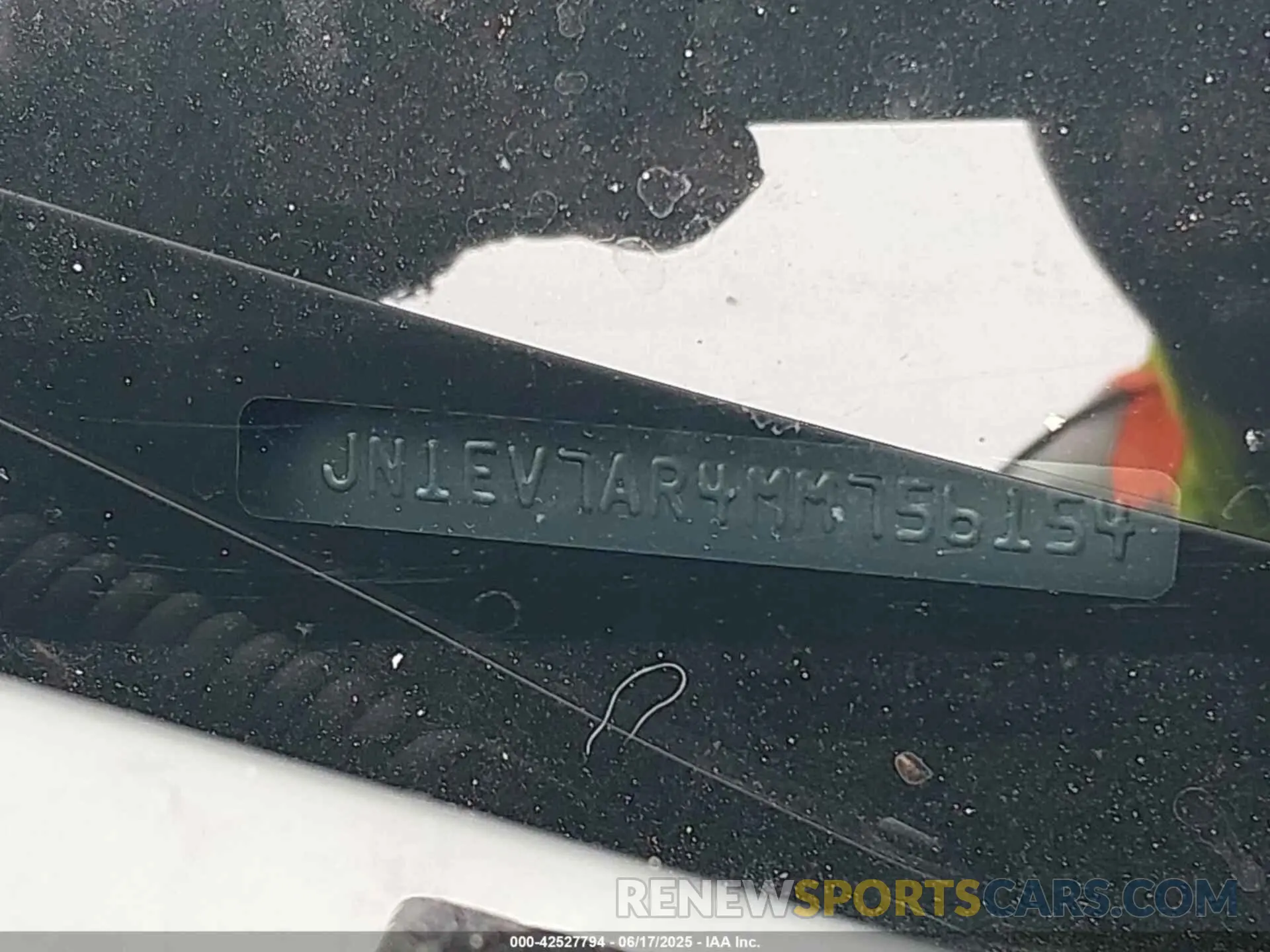 17 Photograph of a damaged car JN1EV7AR4MM756154 INFINITI Q50 2021