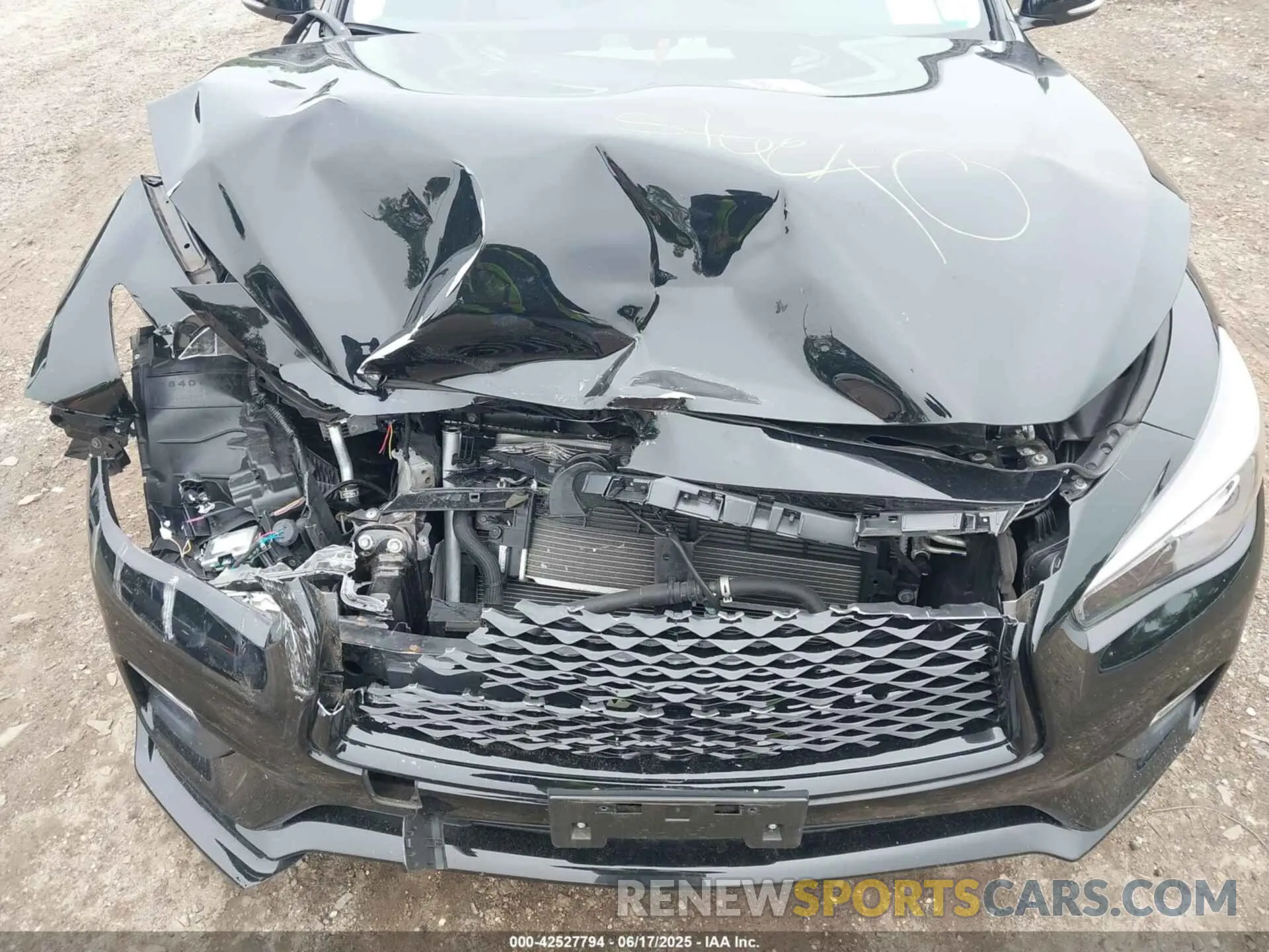 6 Photograph of a damaged car JN1EV7AR4MM756154 INFINITI Q50 2021