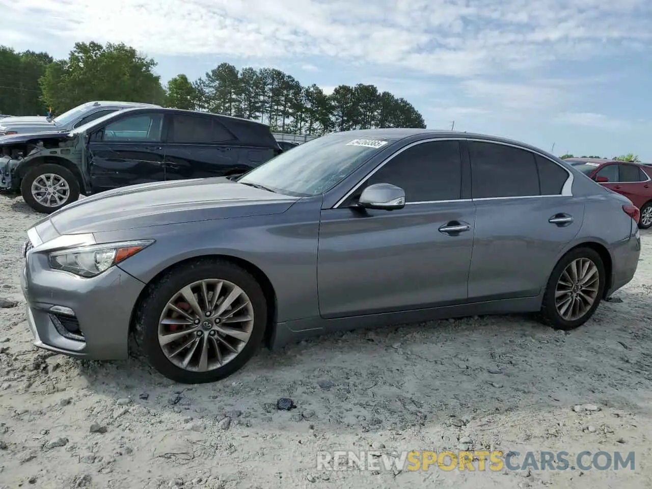 1 Photograph of a damaged car JN1EV7BP1MM700220 INFINITI Q50 2021