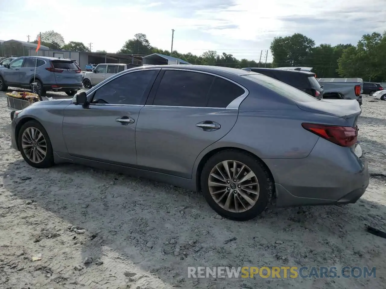 2 Photograph of a damaged car JN1EV7BP1MM700220 INFINITI Q50 2021
